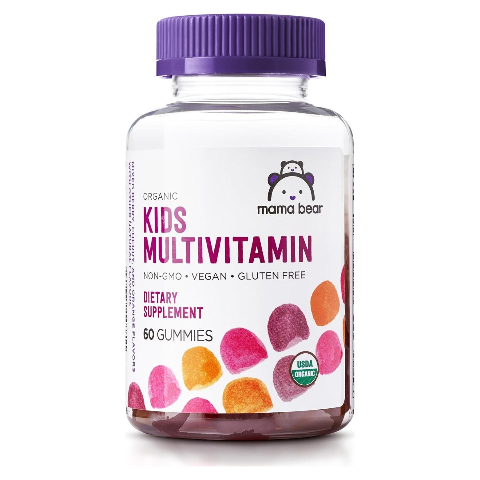 Gominolas Multivitamínicas Orgánicas Mama Bear 60 Unidades