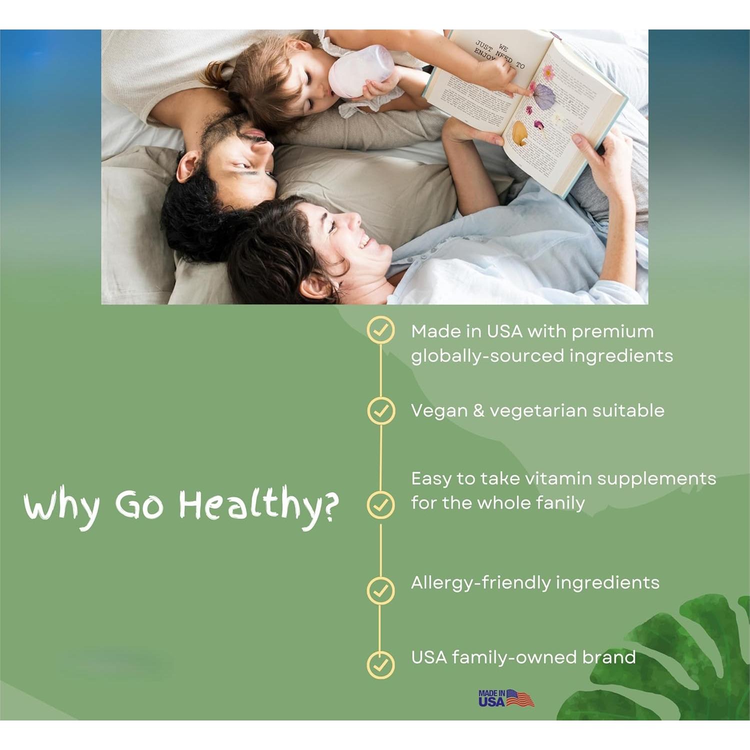 Multivitamínico Líquido Go Healthy para Adultos 32 Porciones