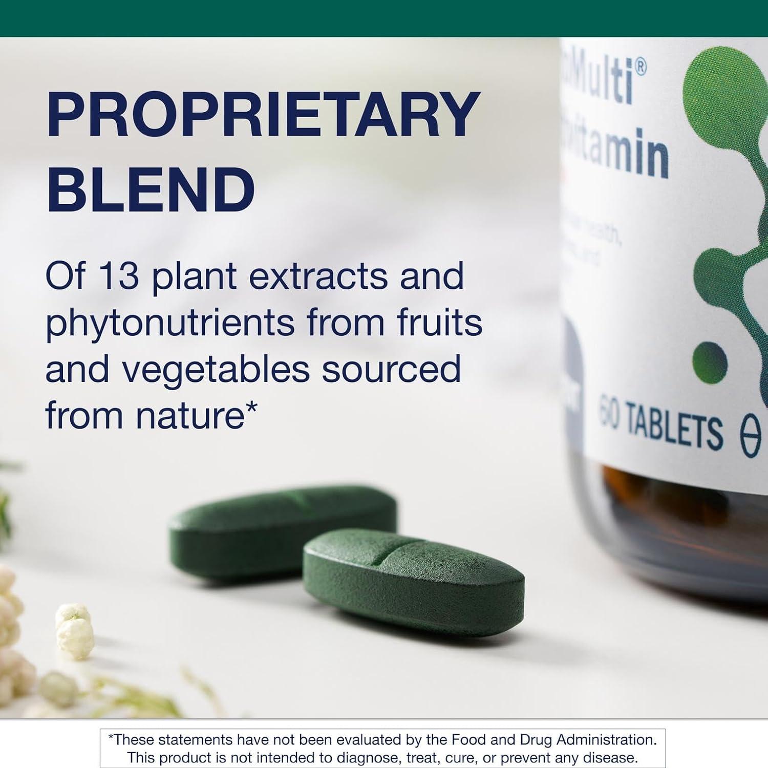 Multivitamina Metagenics PhytoMulti con Hierro y Minerales - 60 Tabletas