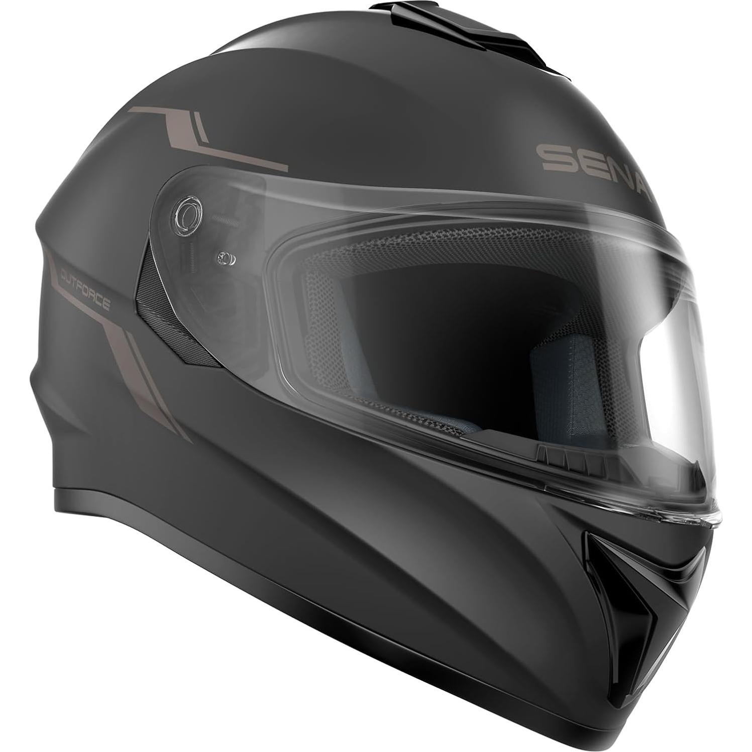 Casco Integral Sena OutForce Mediano Negro Mate Bluetooth