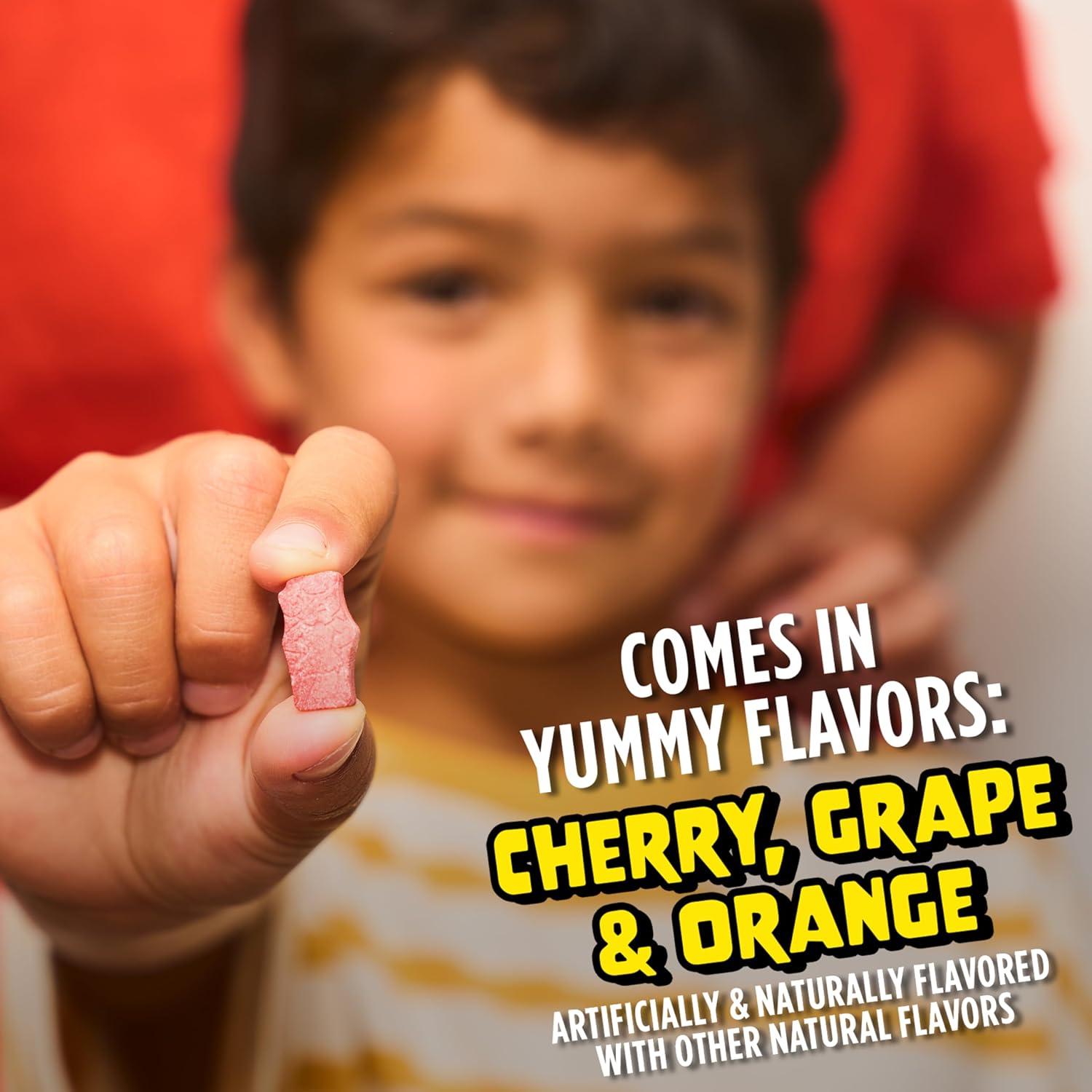 Vitaminas Masticables Flintstones 180ct para Niños con Hierro y Calcio