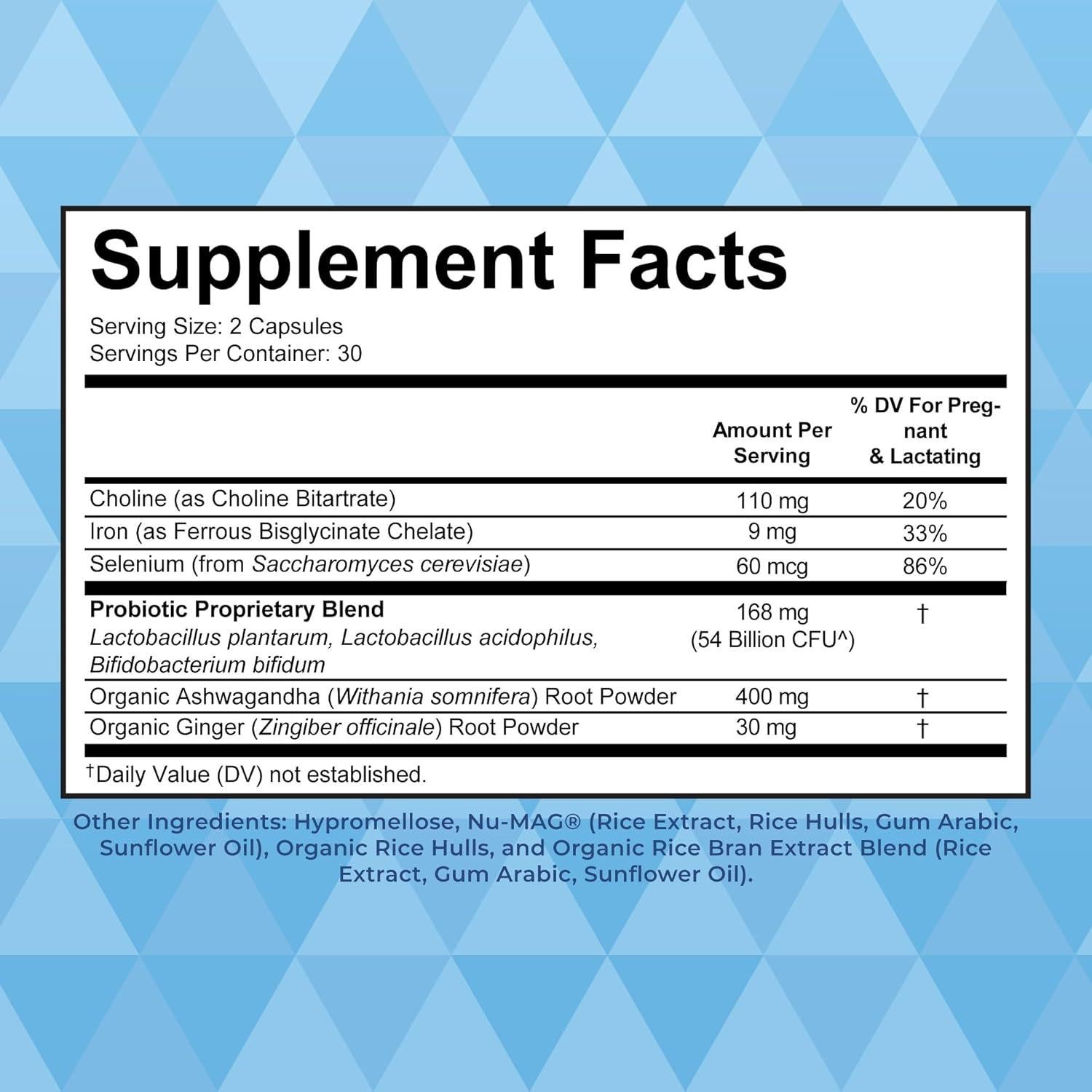 Probioticos Postnatales MaryRuth Organics 30 Cápsulas Veganas