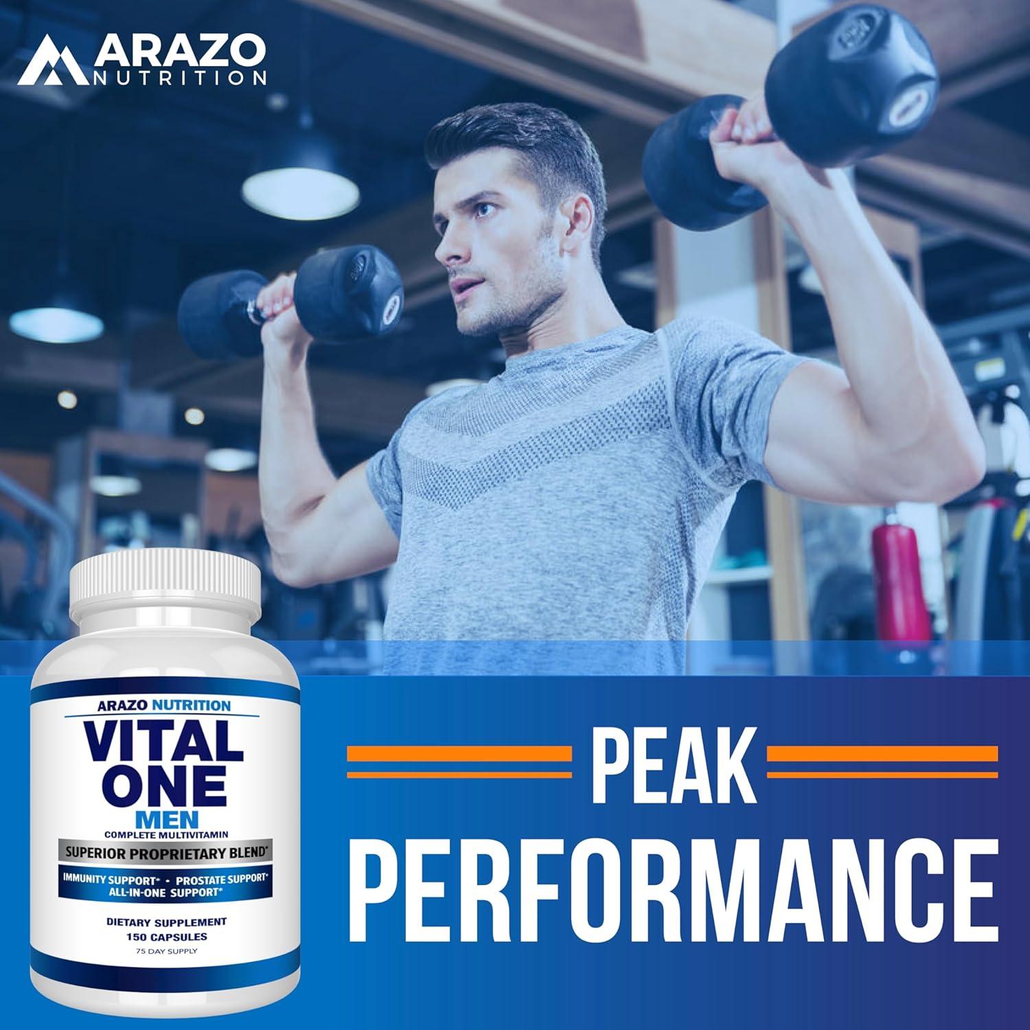 Multivitamínico para Hombres Arazo Nutrition Vital One 150 Vegano
