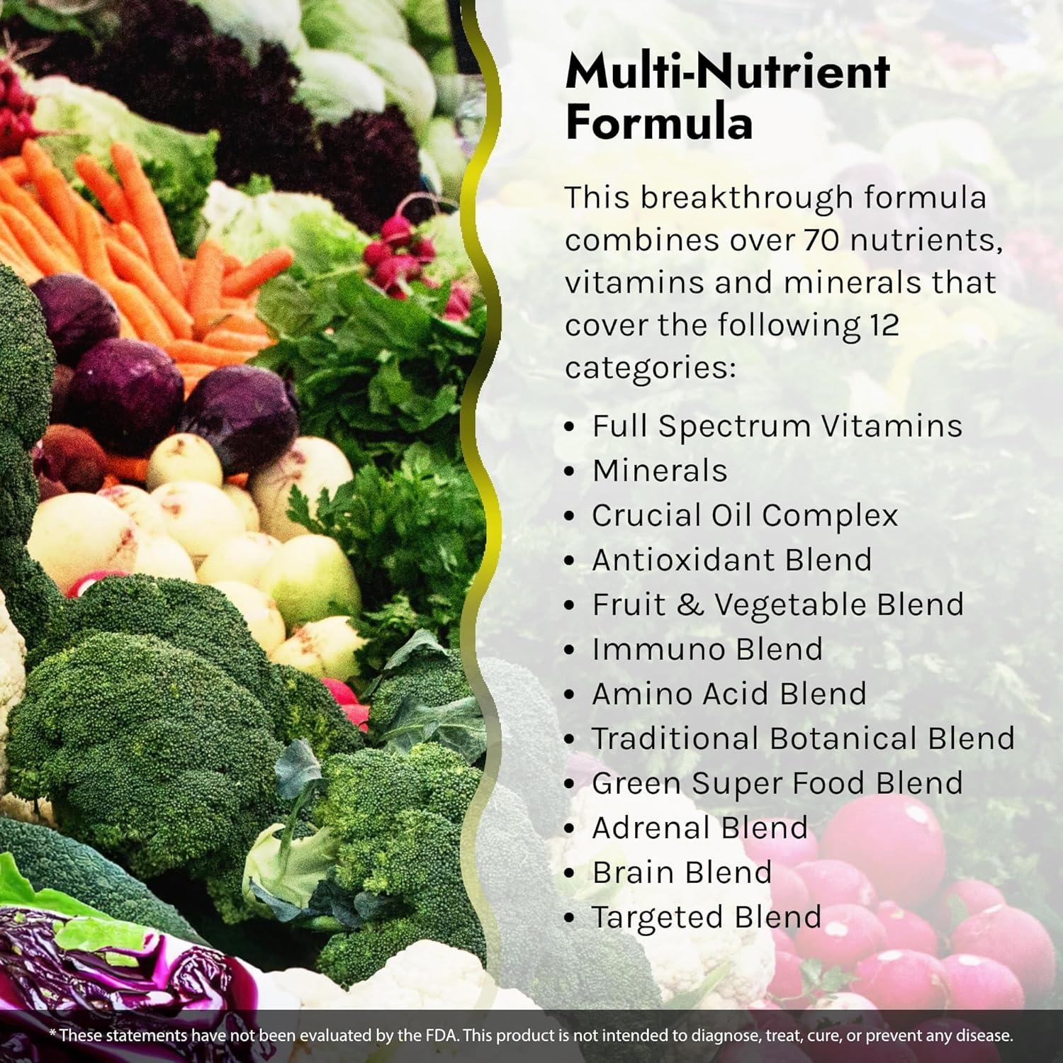 Irwin Naturals Multi Líquido-Gel Verde Hombre - 70 Nutrientes 120 Gelatinas