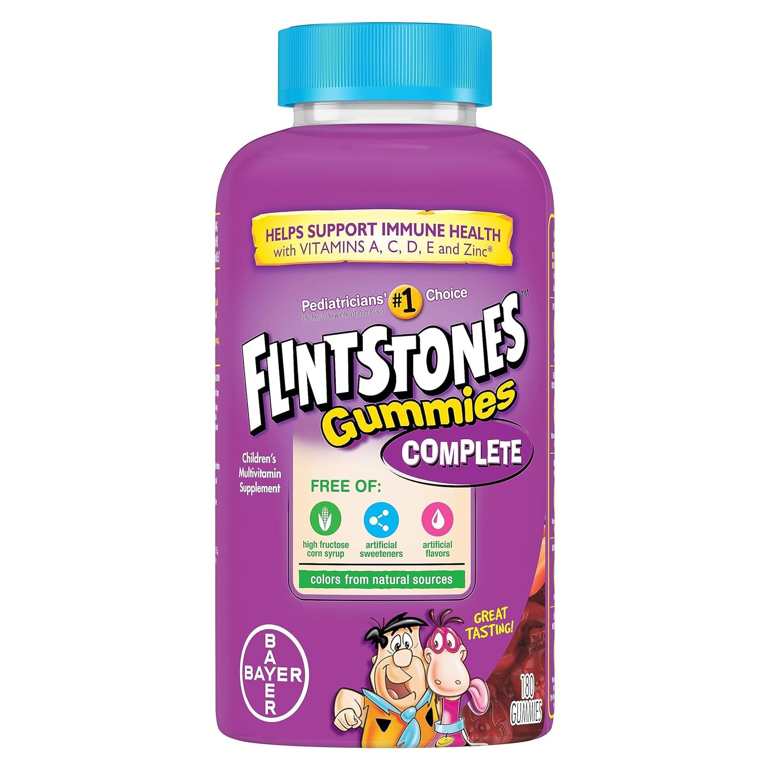 Gomitas Multivitamínicas Flintstones 180 Unidades para Niños