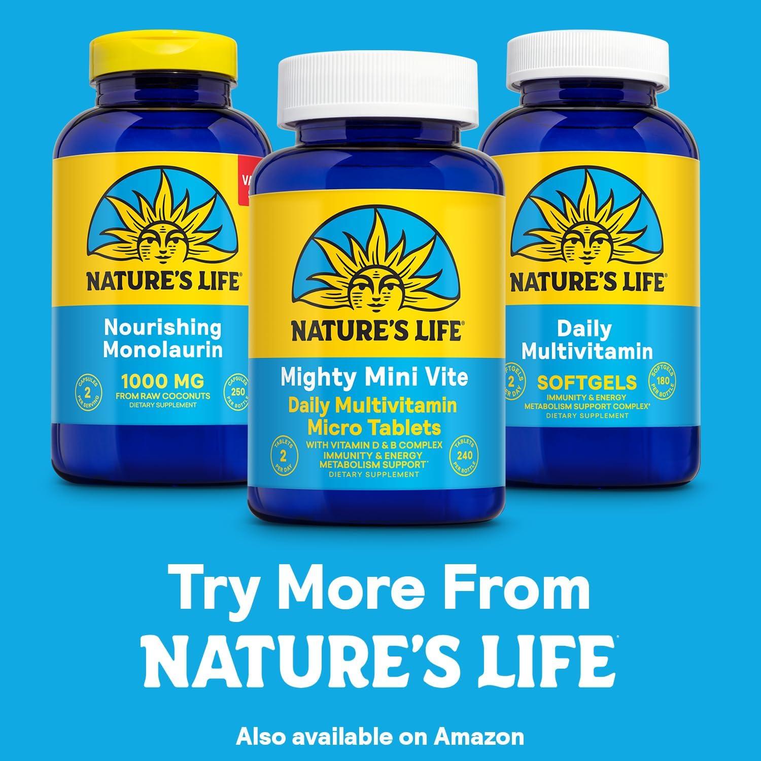 Multivitamínico diario Nature's Life - 120 micro tabletas