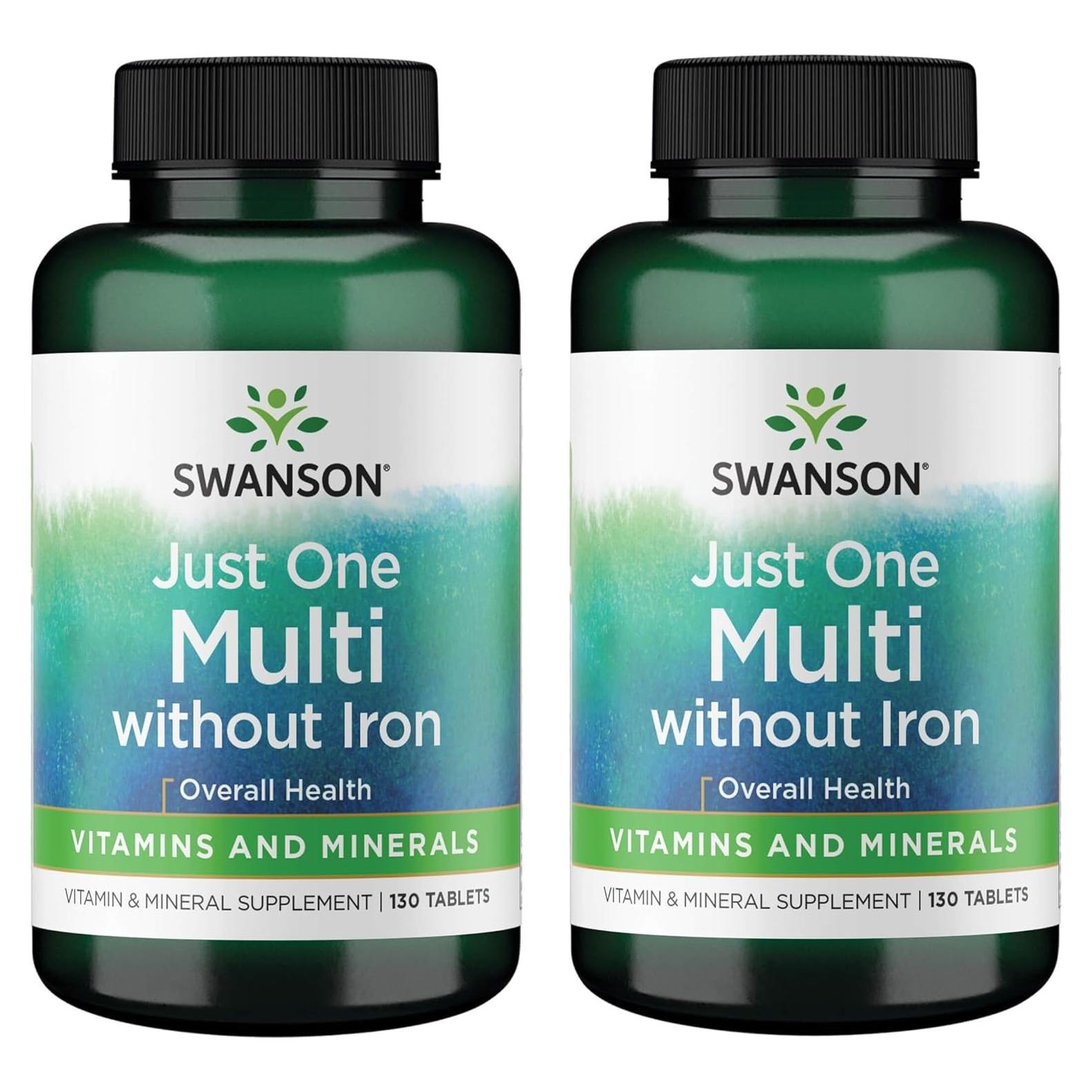 Fórmula Multivitamínica Swanson Century Sin Hierro 130 Tabletas