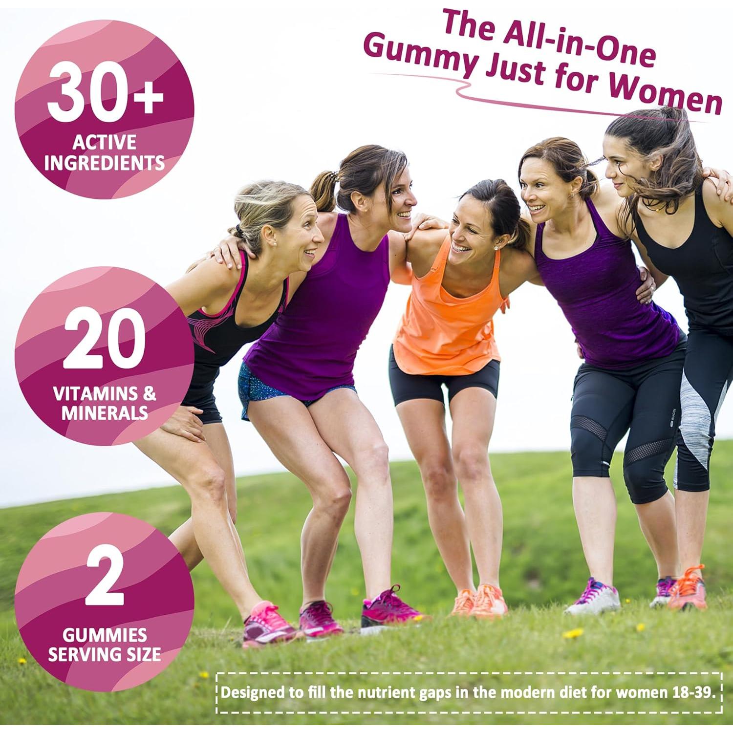 Gummy multivitamínico LILICARE para mujeres 60 unidades