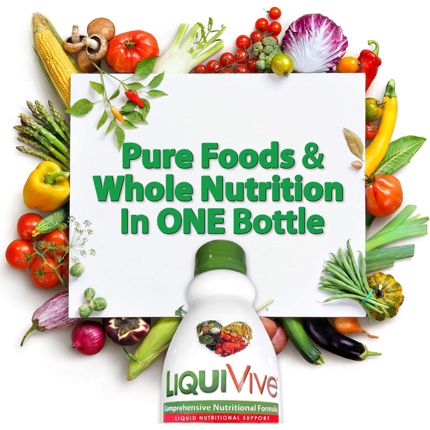 LiquiVive Vitaminas Líquidas Multivitamínico 946ml Vegano