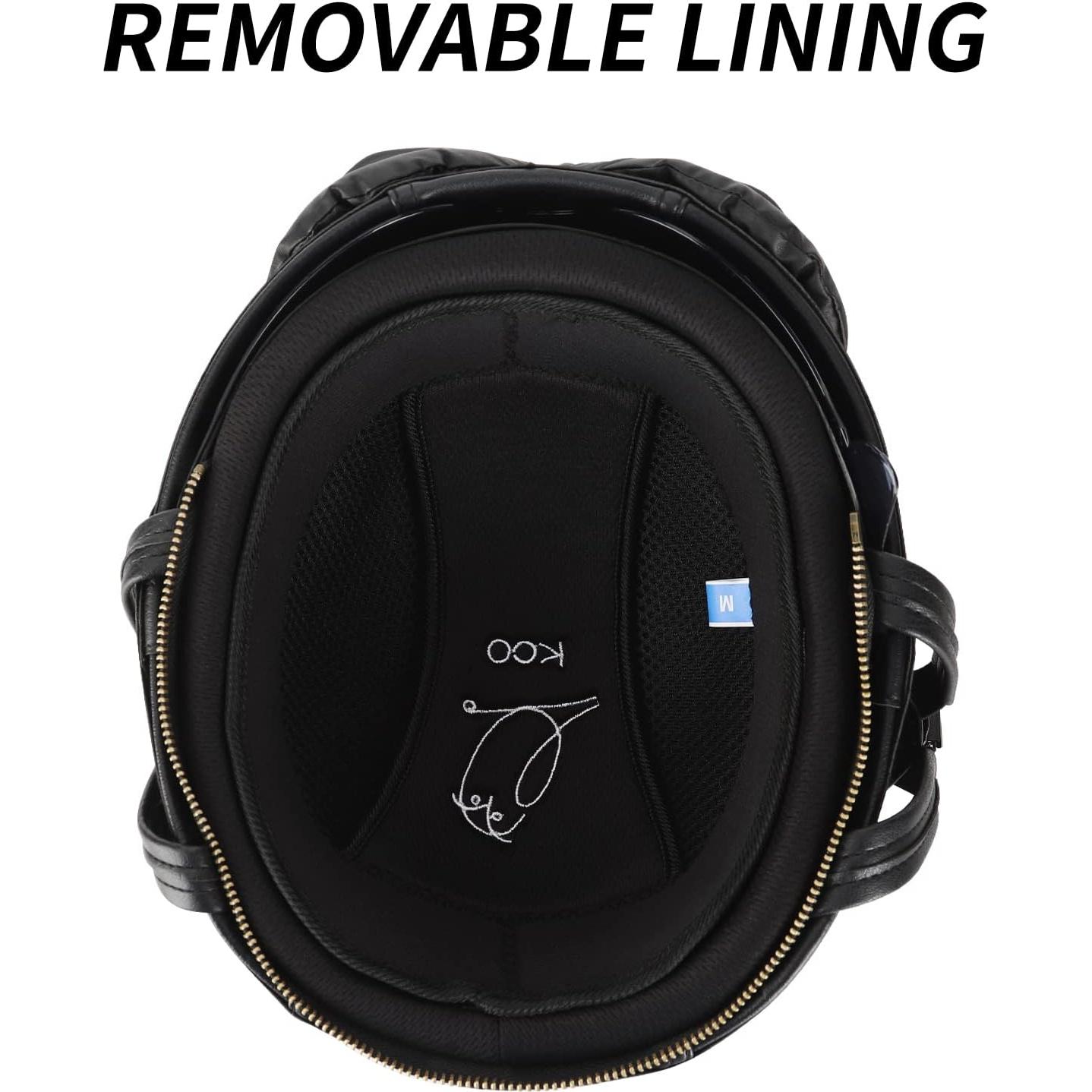 Casco de motocicleta Senhill estilo alemán con gafas