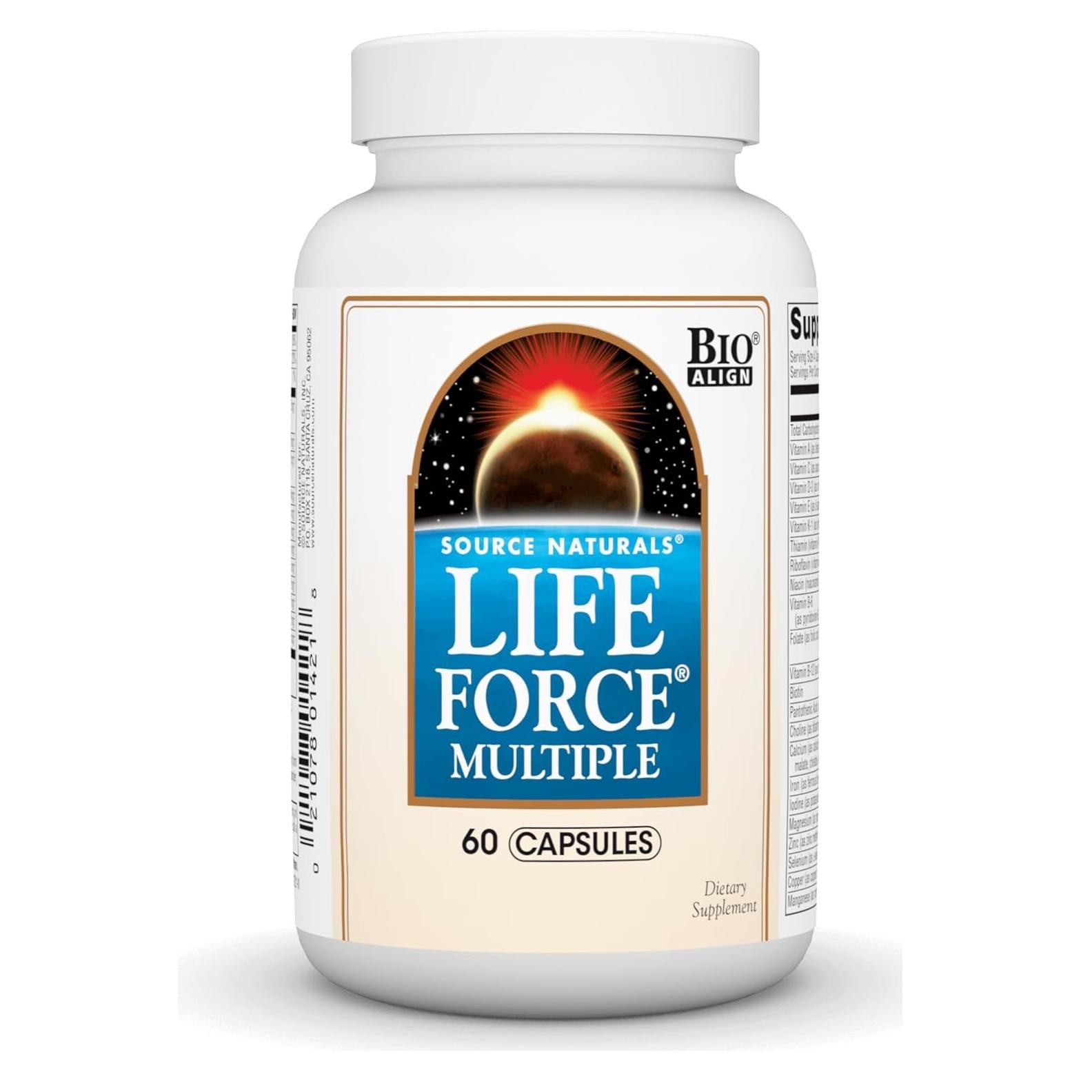 Multivitamínico Diario Alta Potencia Source Naturals 60 Cápsulas