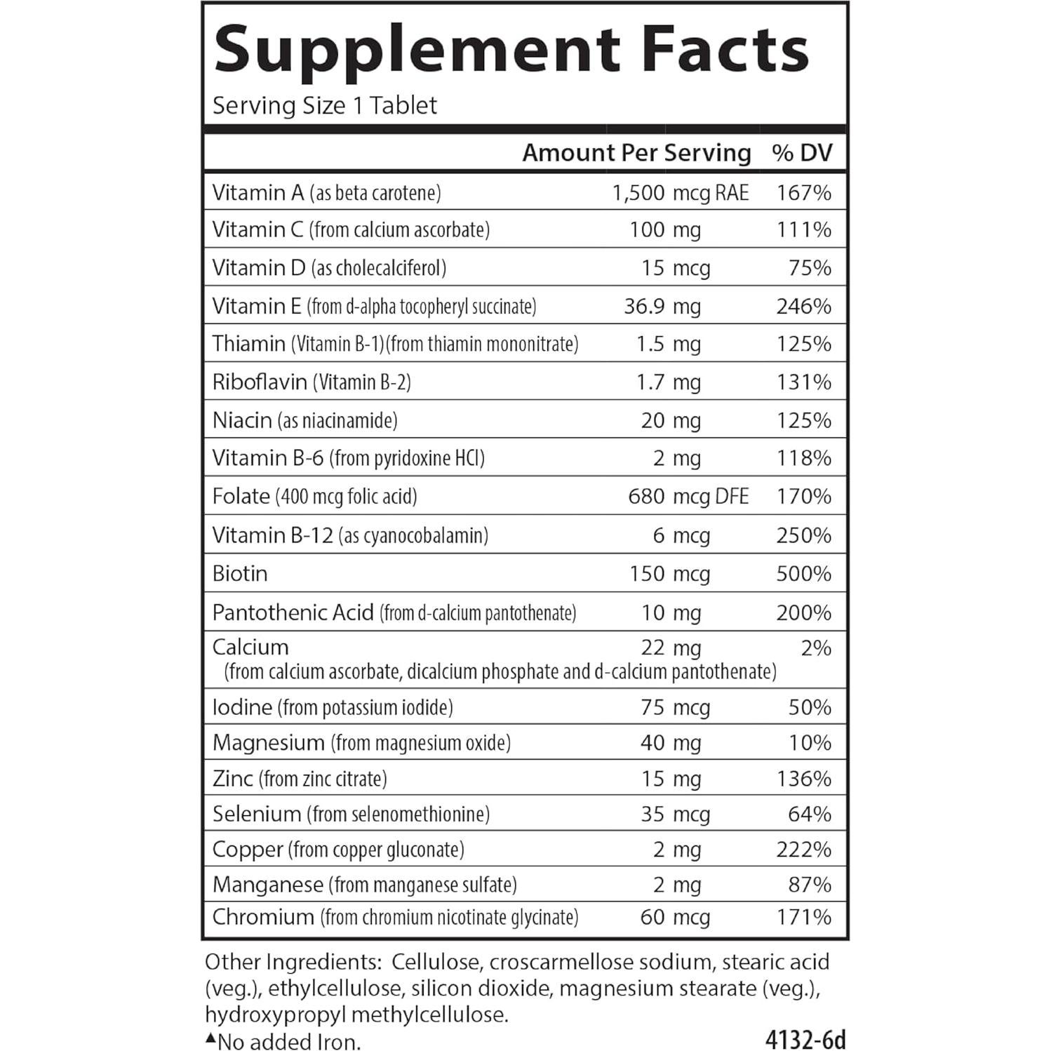 Carlson Mini-Multi Multivitaminas 180 Tabletas Fáciles de Tragar