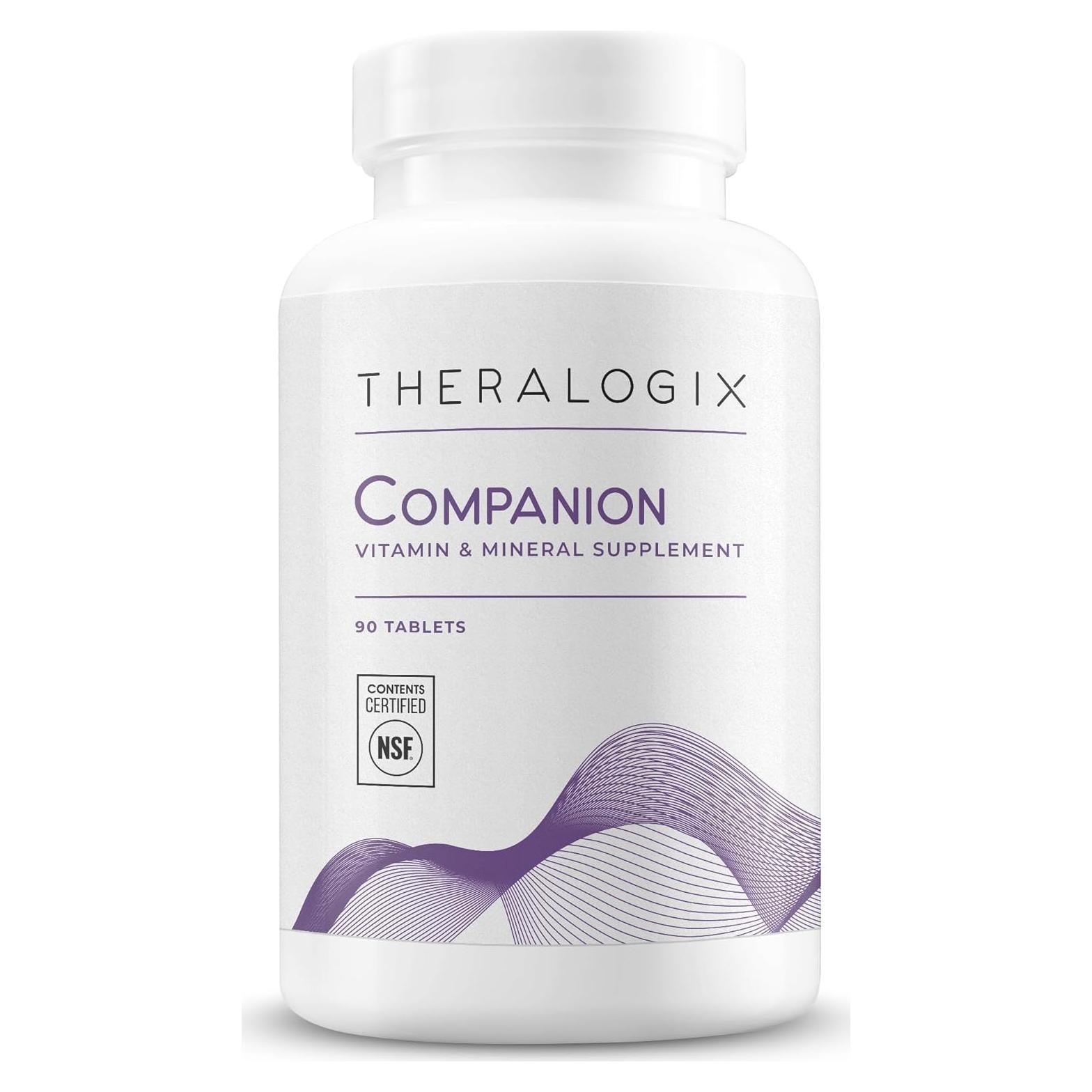 Suplemento Multivitamínico Theralogix Companion 90 Tabletas Sin Hierro