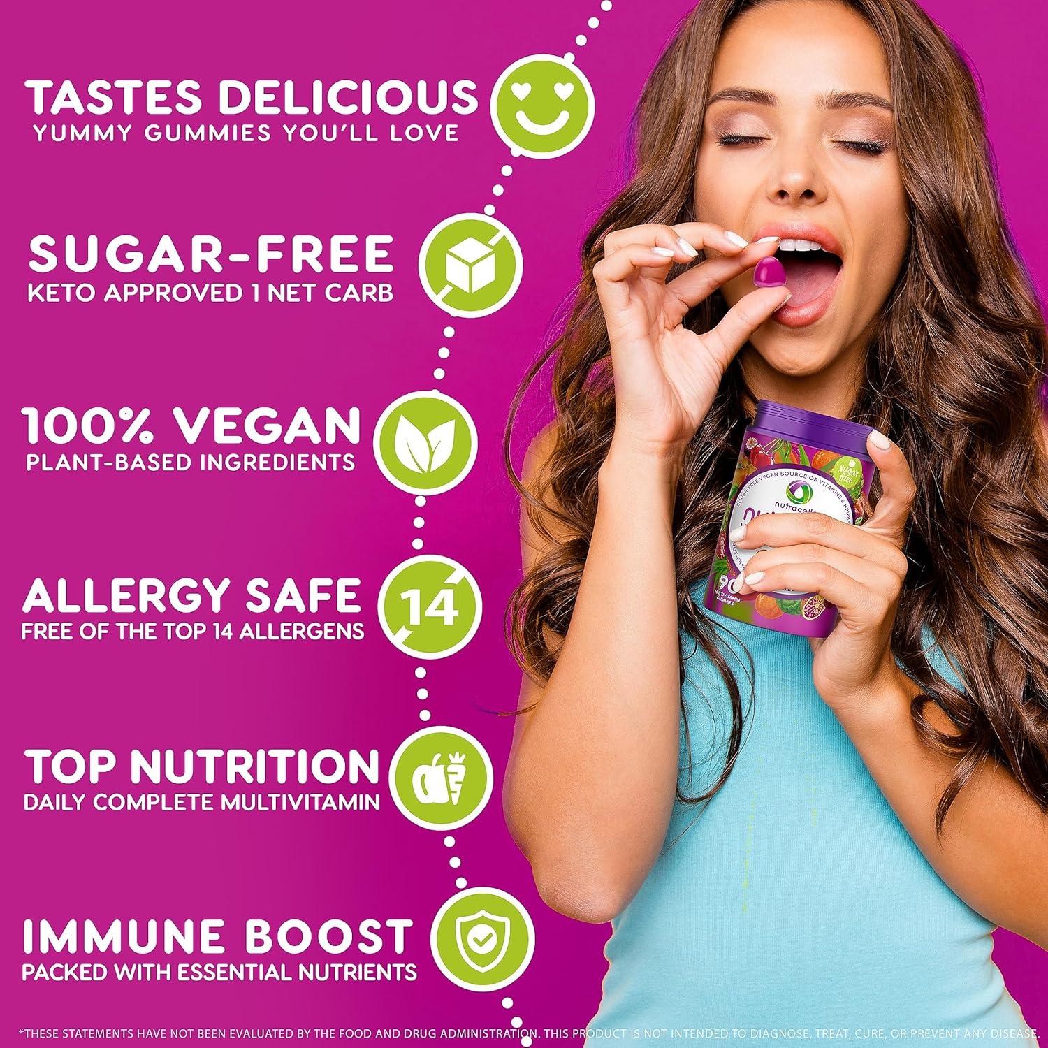 Gominolas Multivitamínicas Veganas Nutramin 90 Unidades Sin Azúcar