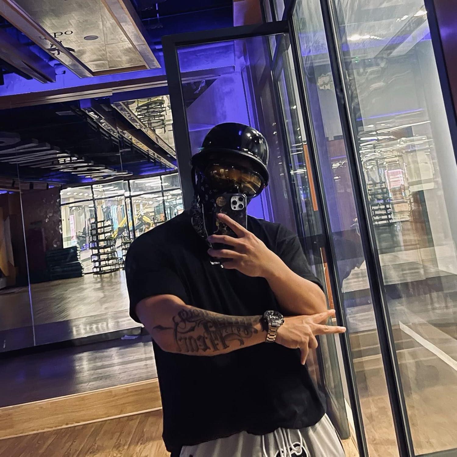 Casco de motocicleta WMOOMW 2406 estilo alemán unisex