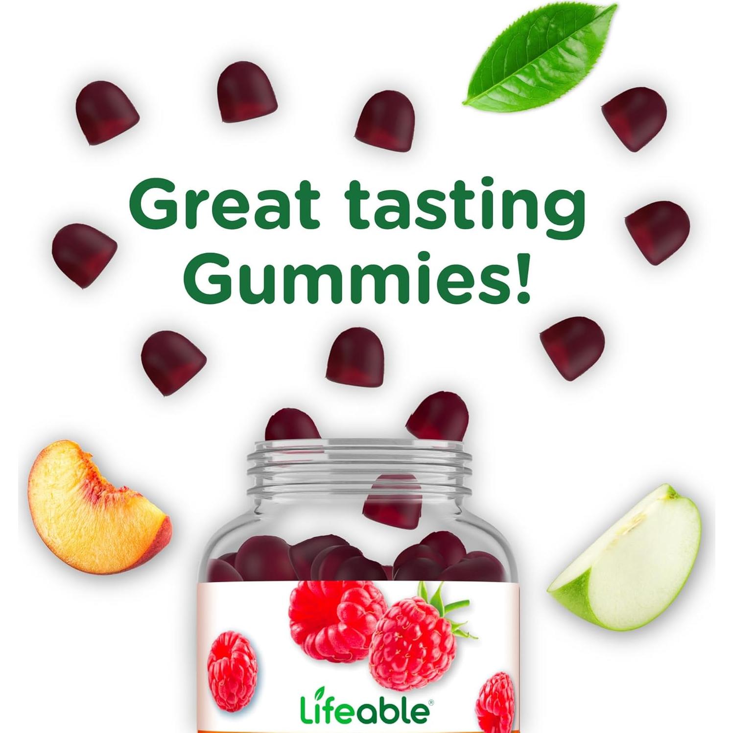 Multivitamina Lifeable con Hierro y 13 Vitaminas - 90 Gominolas