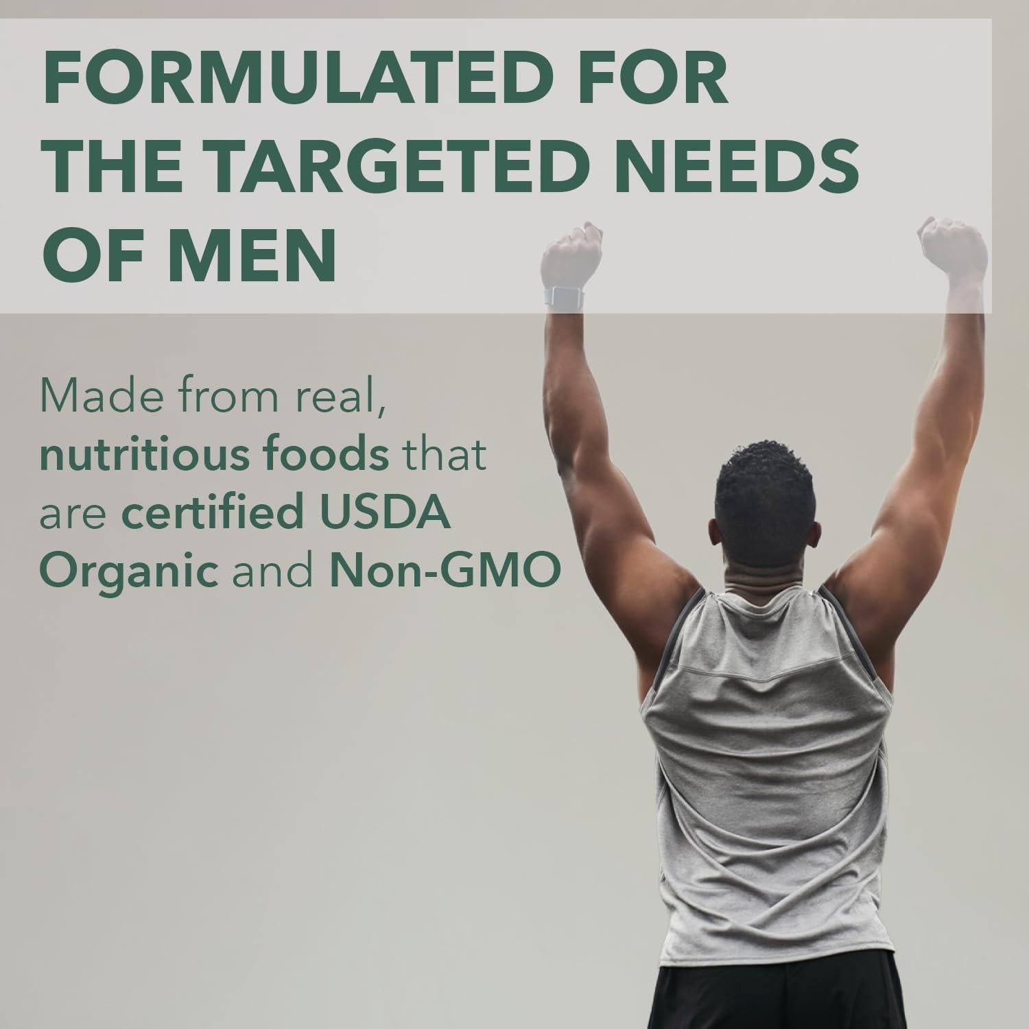 Multivitamina Orgánica para Hombres PlantFusion - 30 Tabletas