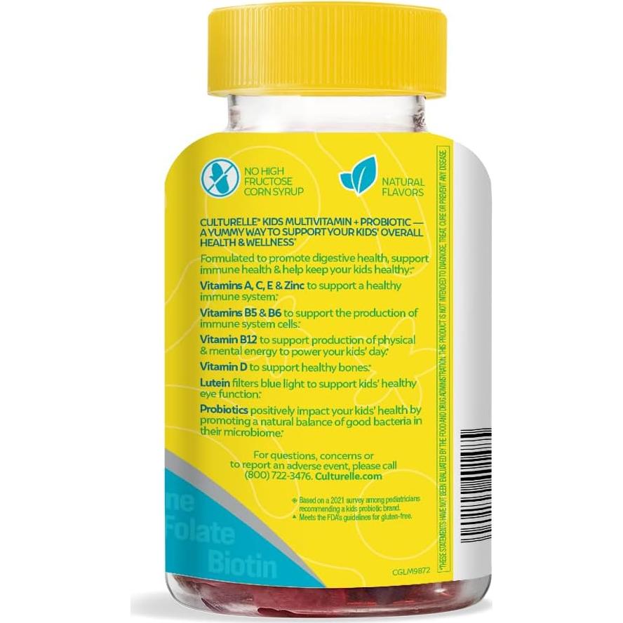 Gominolas Multivitamina + Probiótico Culturelle Niños 60 Unidades