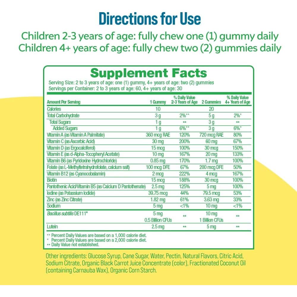 Gominolas Multivitamina + Probiótico Culturelle Niños 60 Unidades