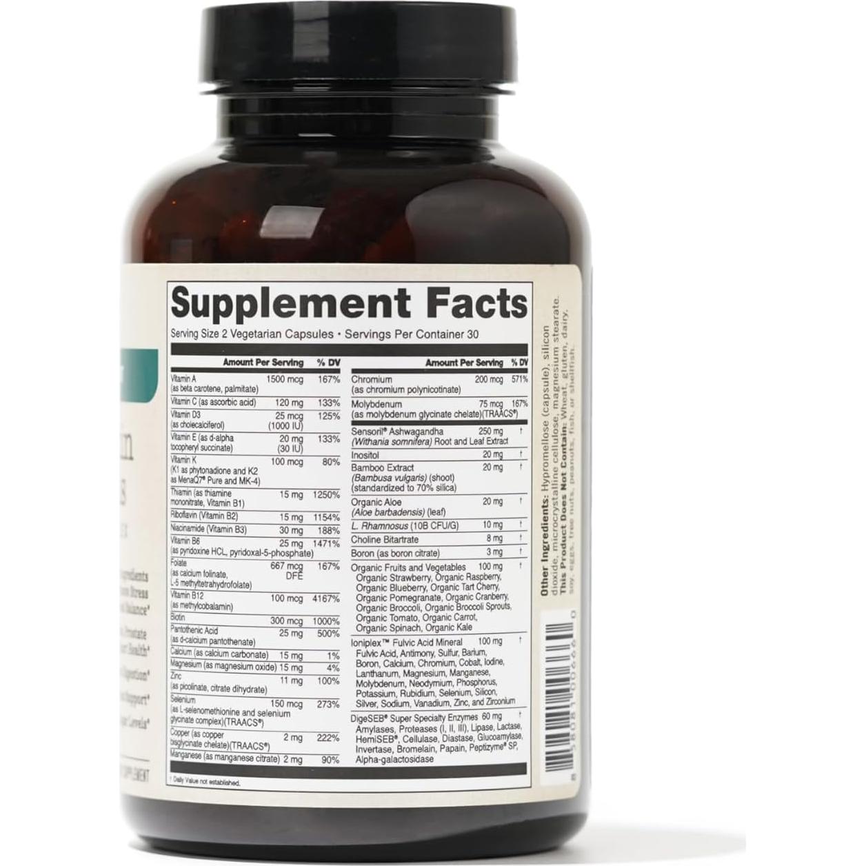 Multivitamina para Hombres NatureWise 60 Cápsulas - Salud y Estrés