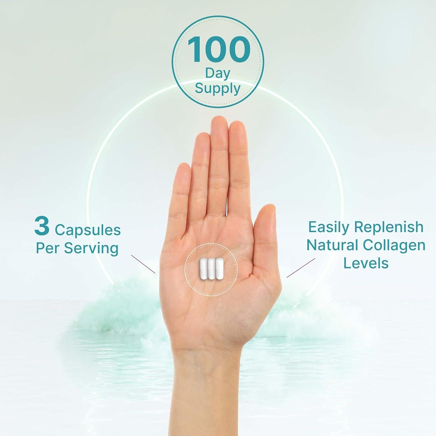 Píldoras de Colágeno Múltiple Deal Supplement 300 Cápsulas