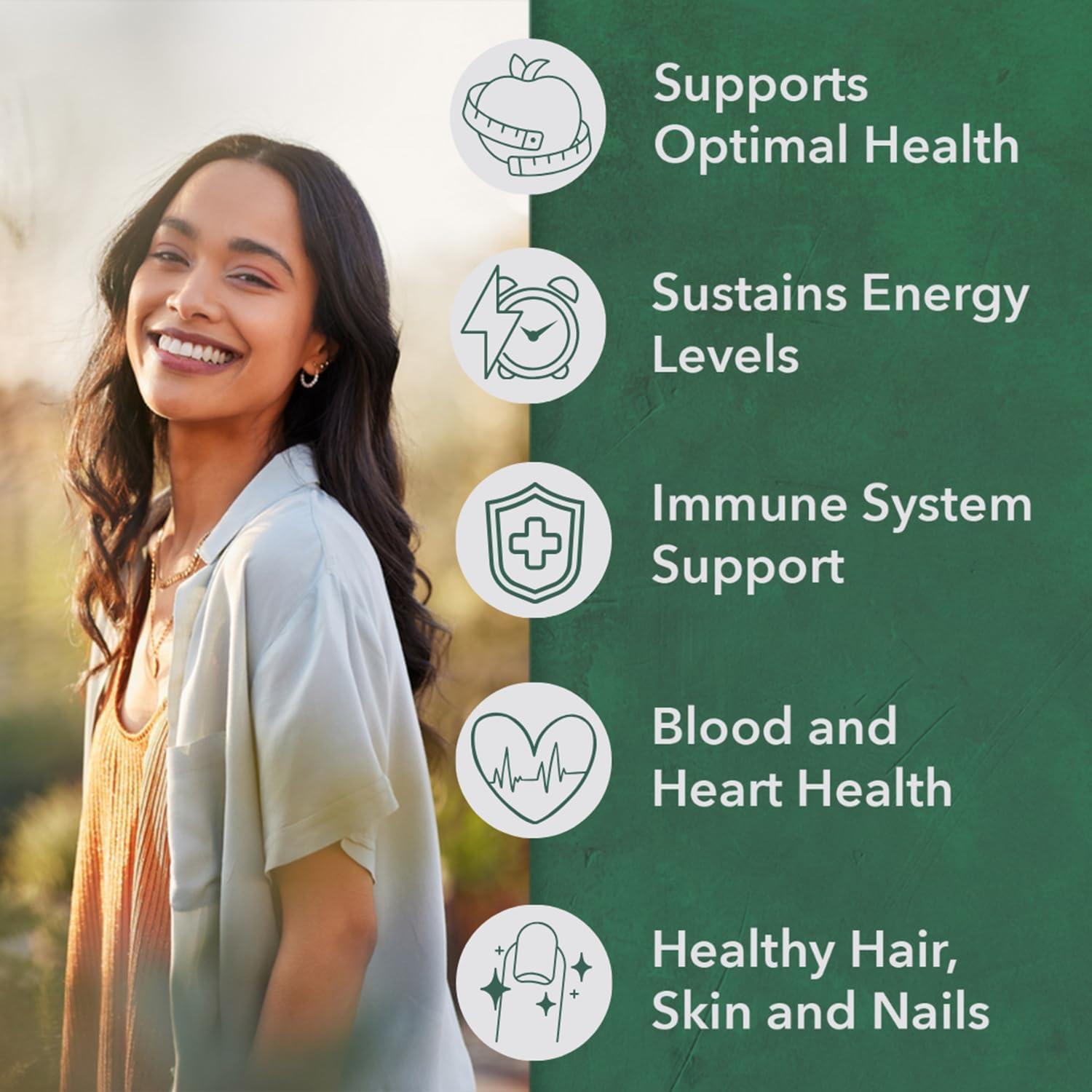 Multivitamina Orgánica PlantFusion para Mujeres - 30 Tabletas