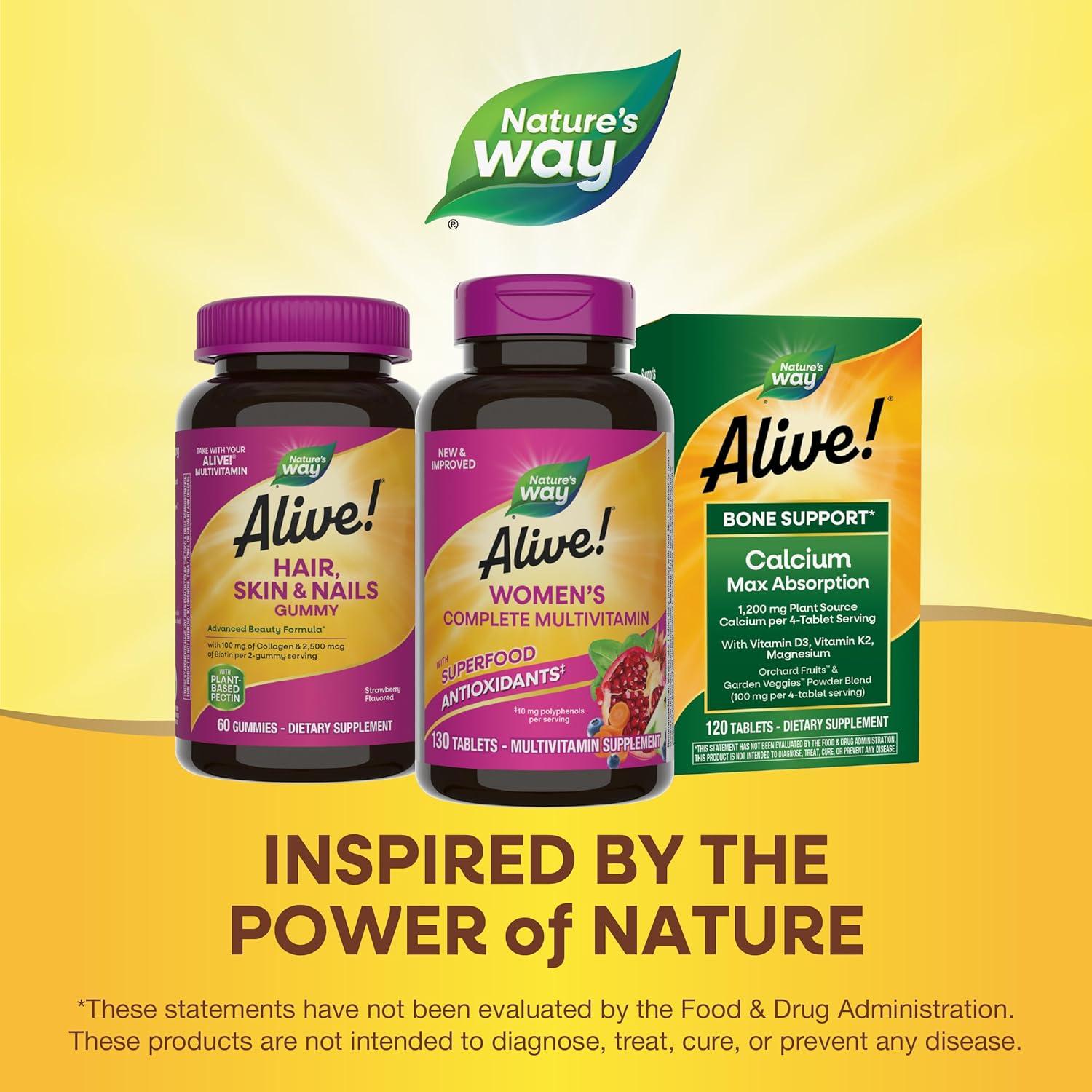 Multivitamina Completa Diaria para Mujeres Nature's Way 130 Tabletas