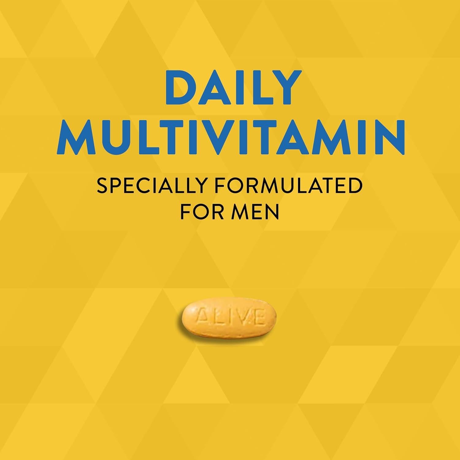 Multivitamina Completa para Hombres Nature's Way Alive! 130 Tabletas