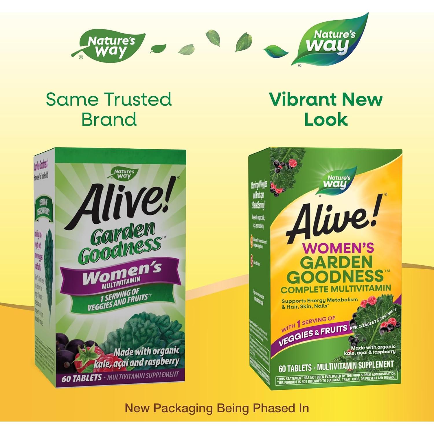 Multivitamina para Mujeres Nature's Way Alive! 60 Tabletas