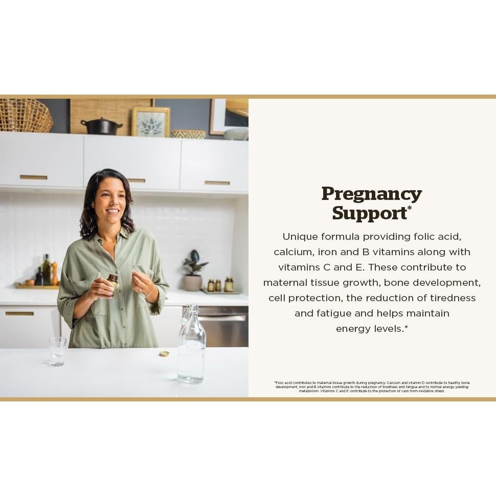 Solgar Nutrientes Prenatales 120 Tabletas Multivitamínico Vegano