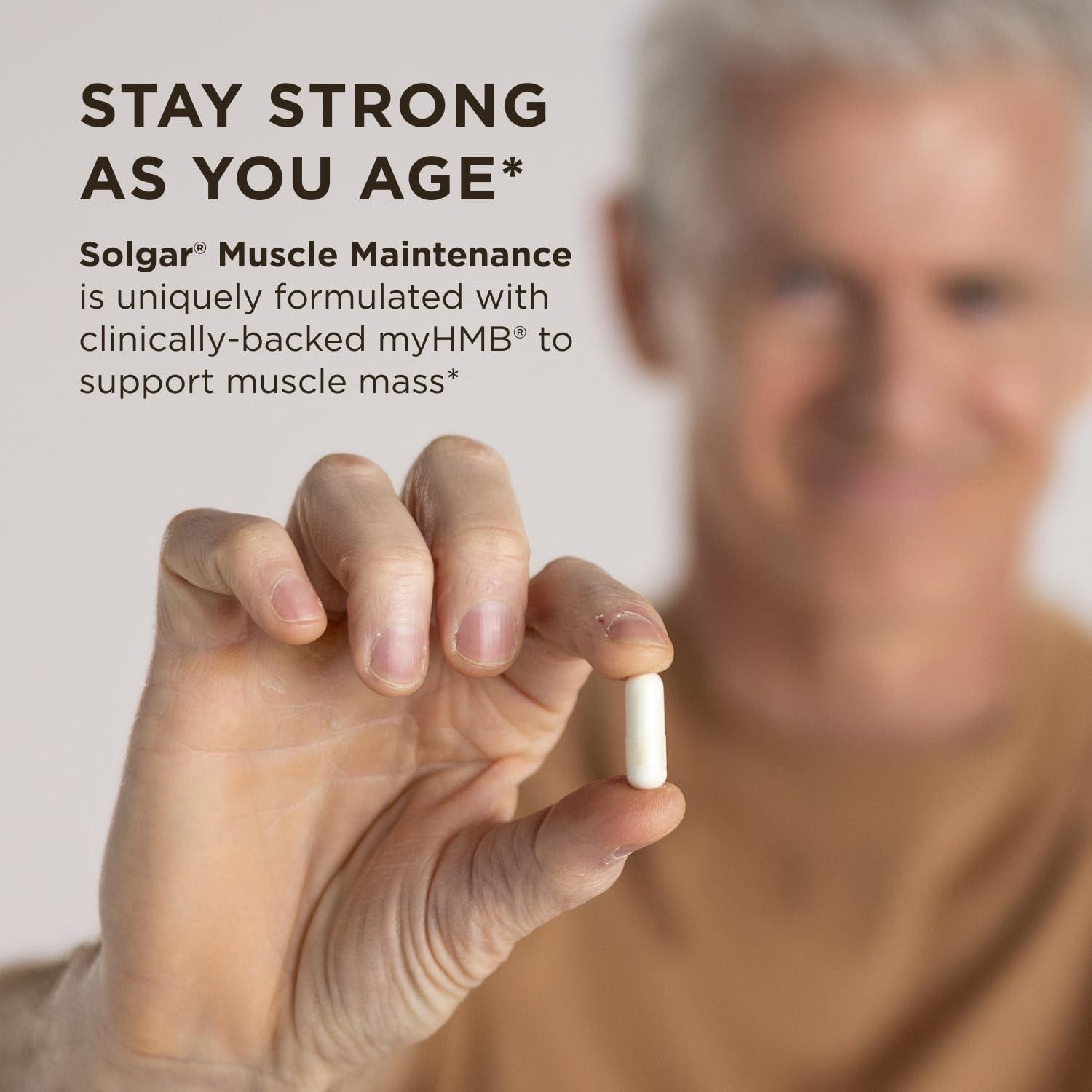 Suplemento Muscular Solgar con HMB y Vitamina D - 20 Porciones