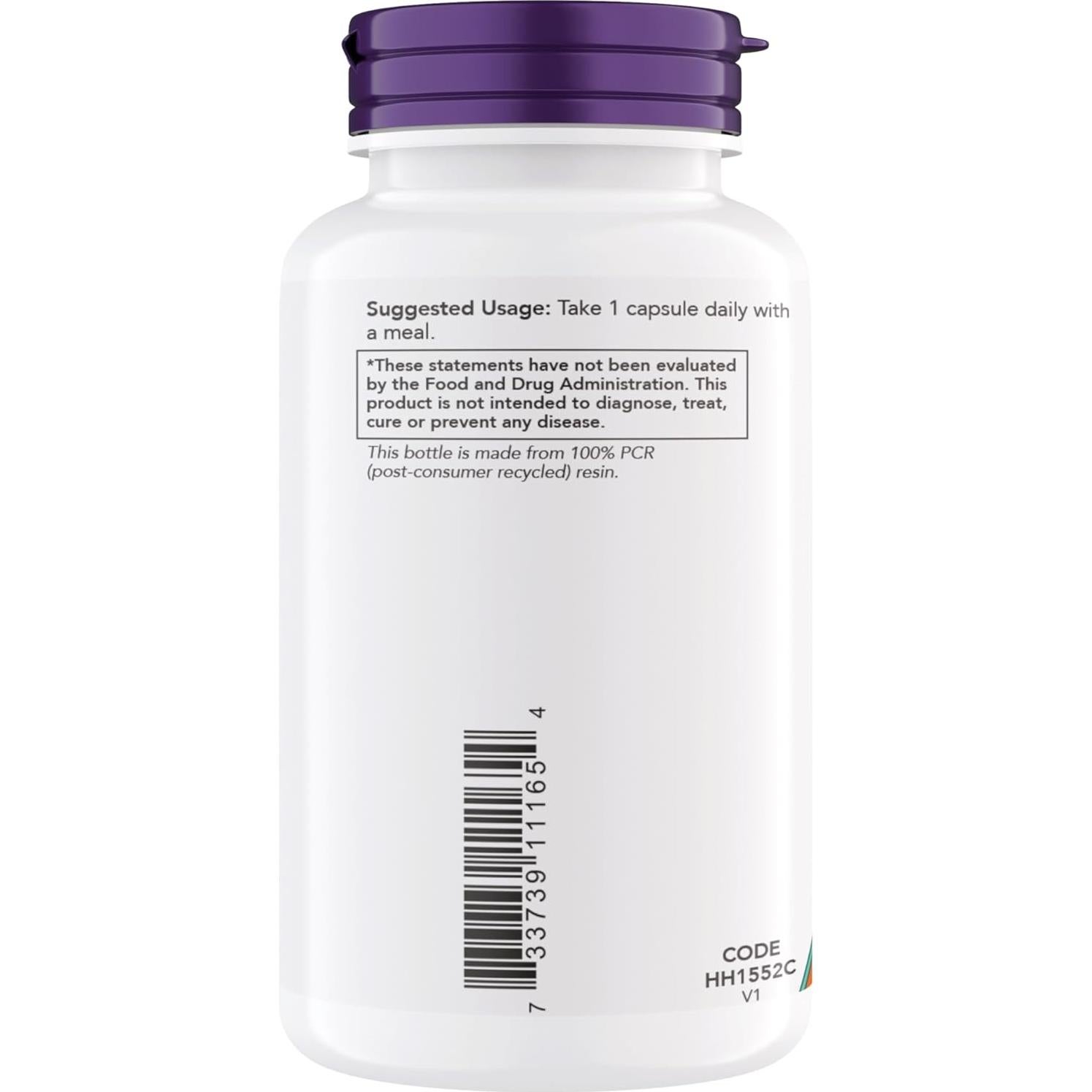 Suplemento Picolinato de Zinc 50 mg Now - 240 Cápsulas Veganas