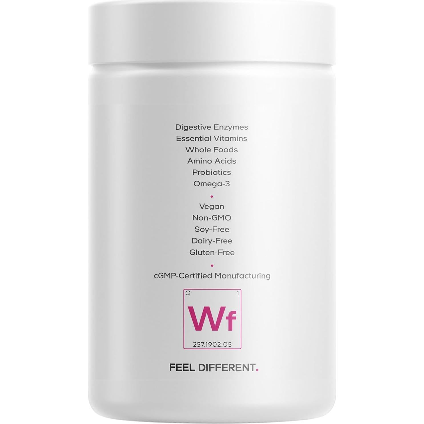 Multivitamínico Diario Vegano Codeage para Mujeres - 25+ Vitaminas y Minerales, Probioticos, 2 Paquetes