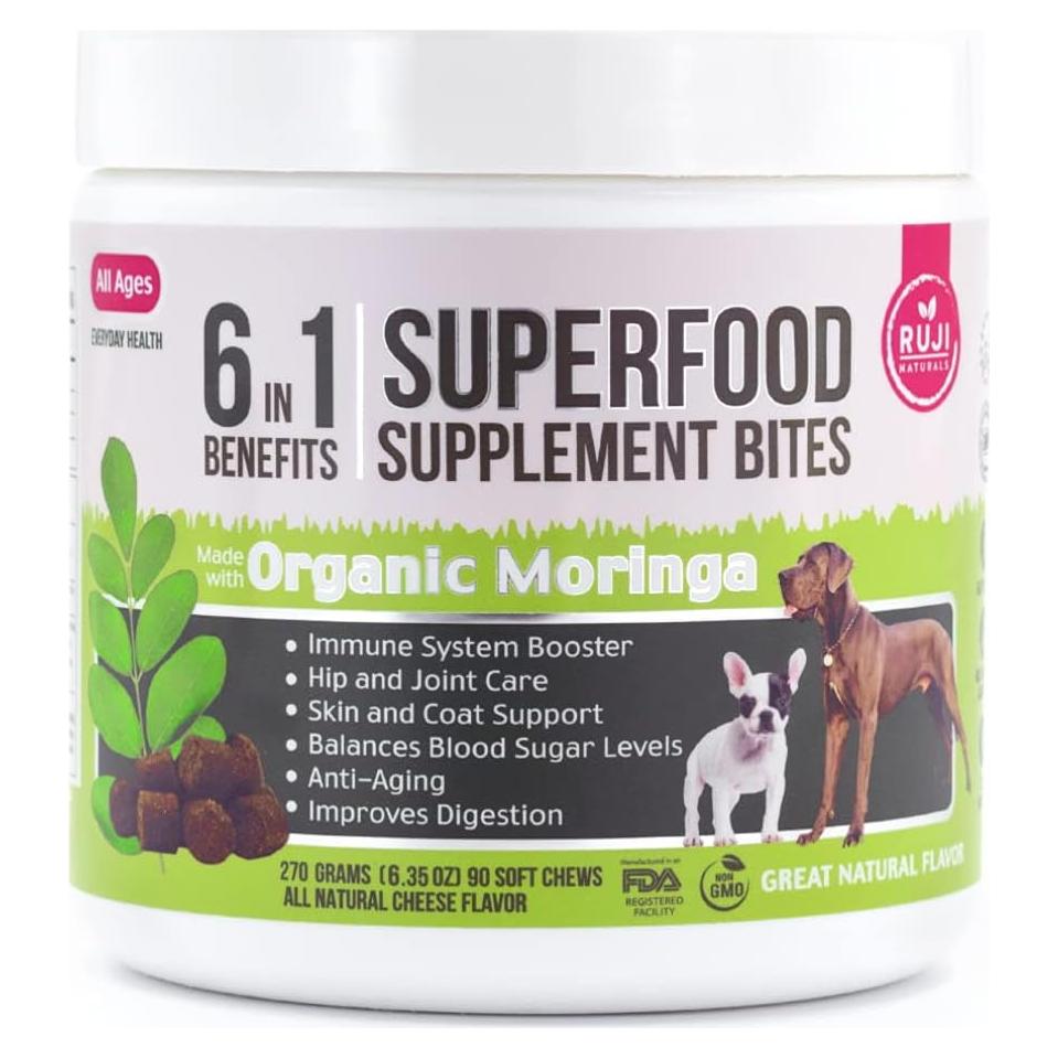 Suplemento 6 en 1 para Perros RUJI Naturals - 90 Masticables