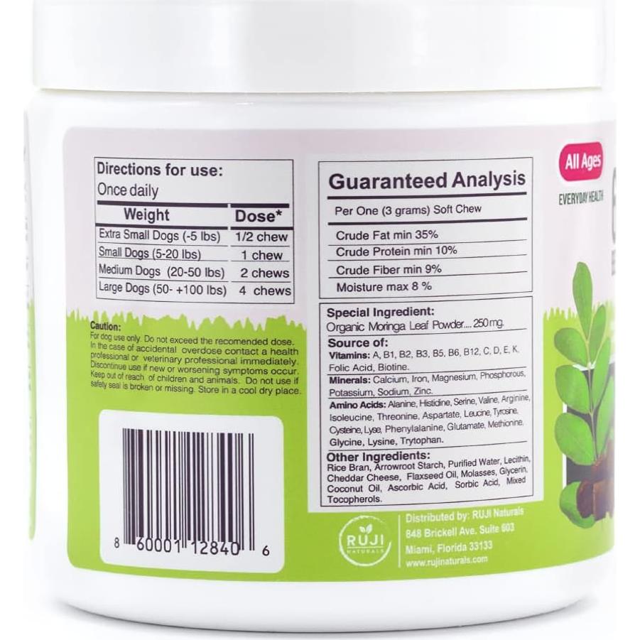 Suplemento 6 en 1 para Perros RUJI Naturals - 90 Masticables