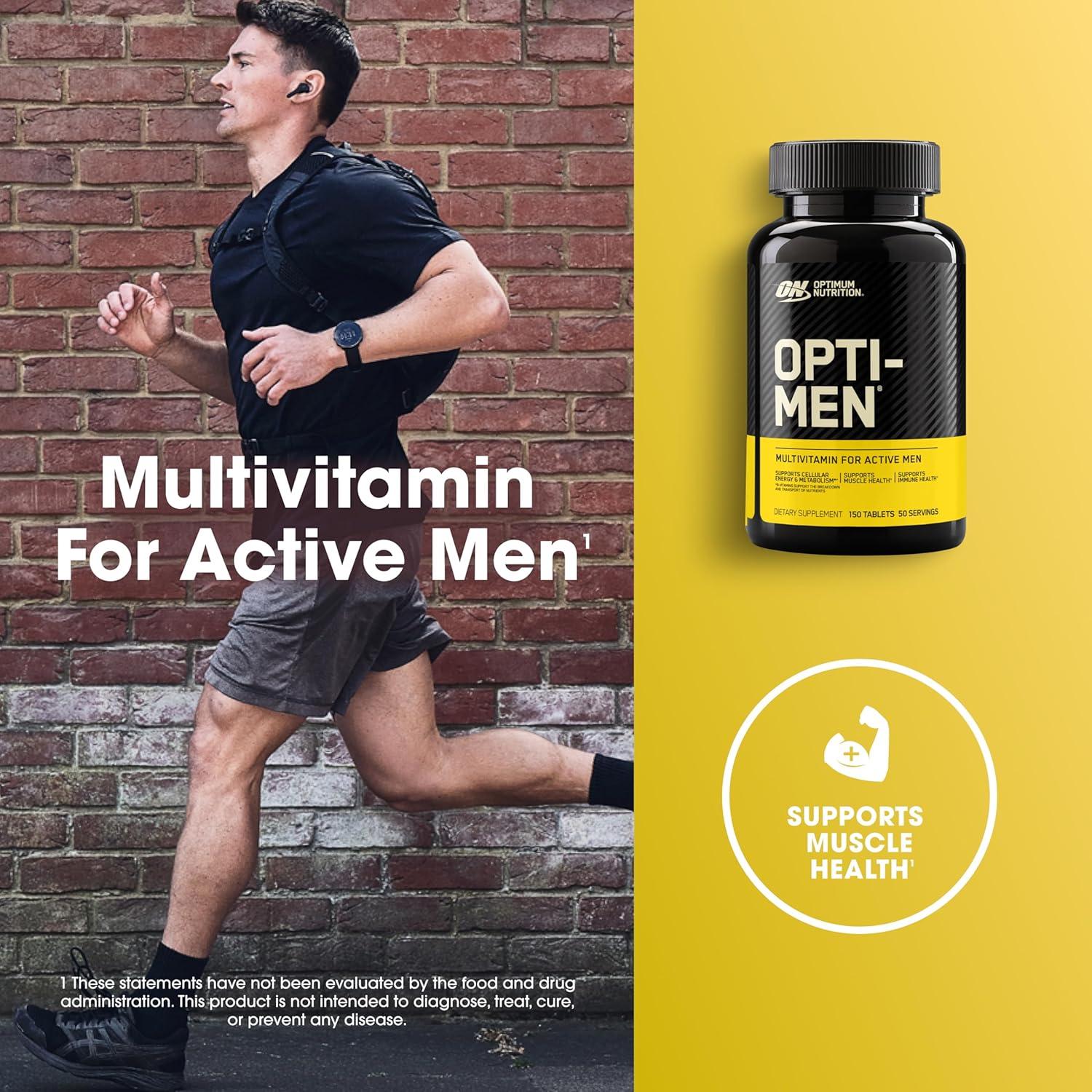 Optimum Nutrition Opti-Men Multivitamínico Diario 150 Tabletas