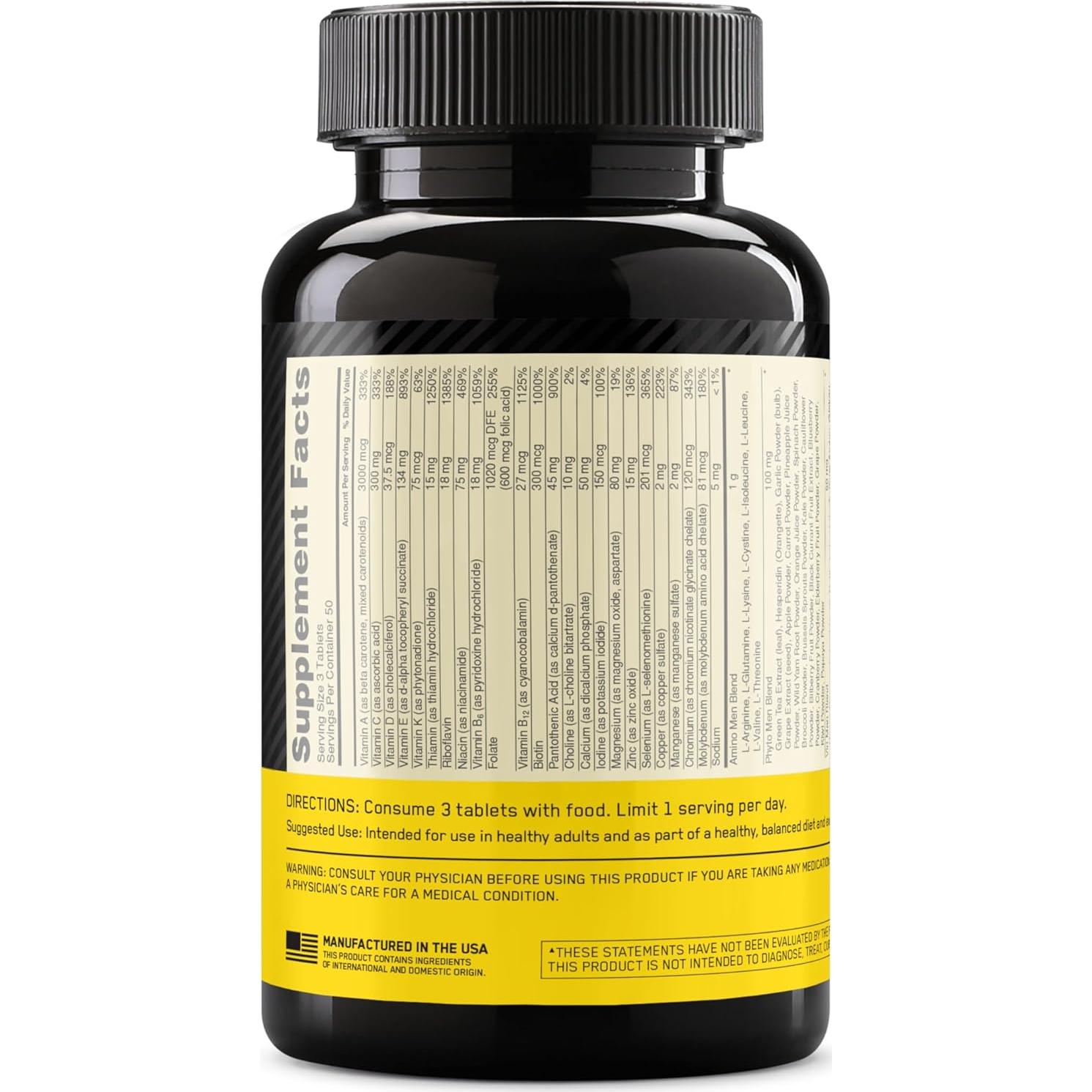 Optimum Nutrition Opti-Men Multivitamínico Diario 150 Tabletas