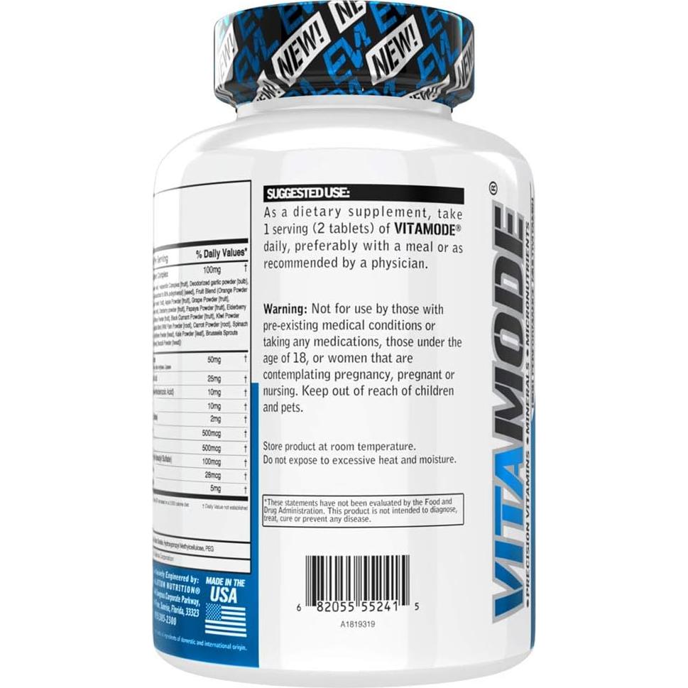 Multivitamina Diaria Avanzada EVL VitaMode 60 Porciones