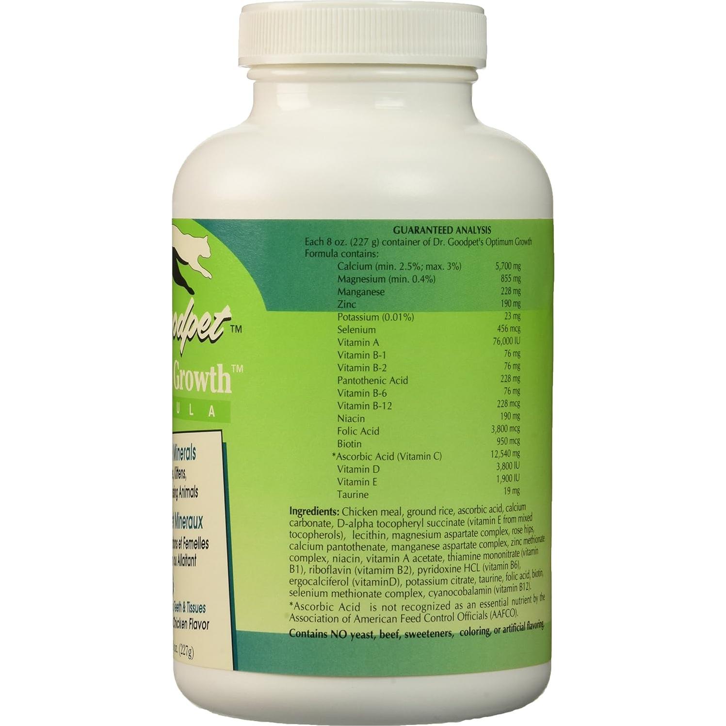 Suplemento Multivitamínico en Polvo Dr. Goodpet para Gatitos y Cachorros