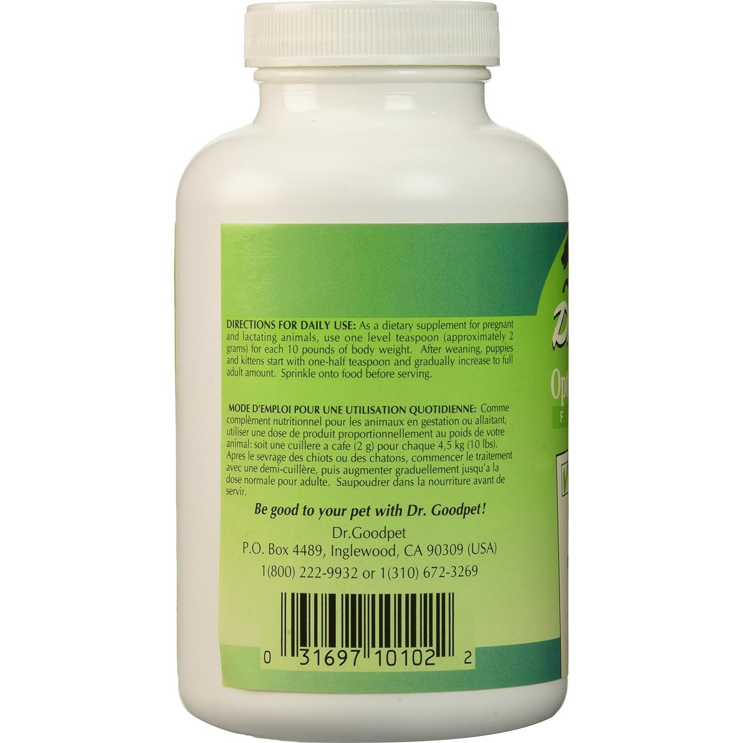 Suplemento Multivitamínico en Polvo Dr. Goodpet para Gatitos y Cachorros