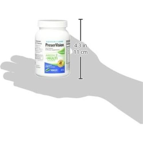 PreserVision AREDS 2 + Multivitamina Bausch + Lomb 100 Gelatinas