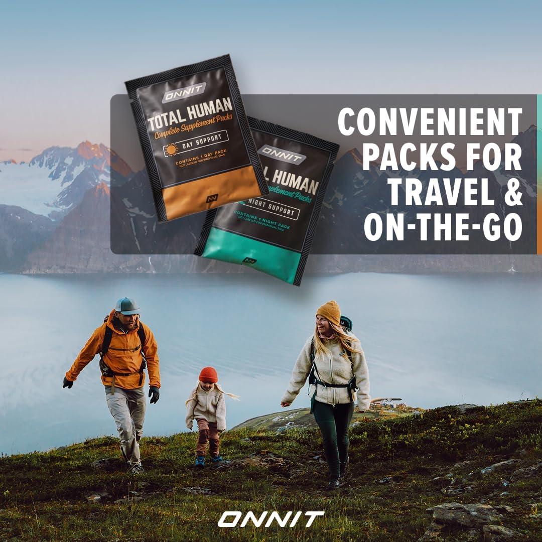 Onnit Total Human Multivitamínico 30 Paquetes Día y Noche
