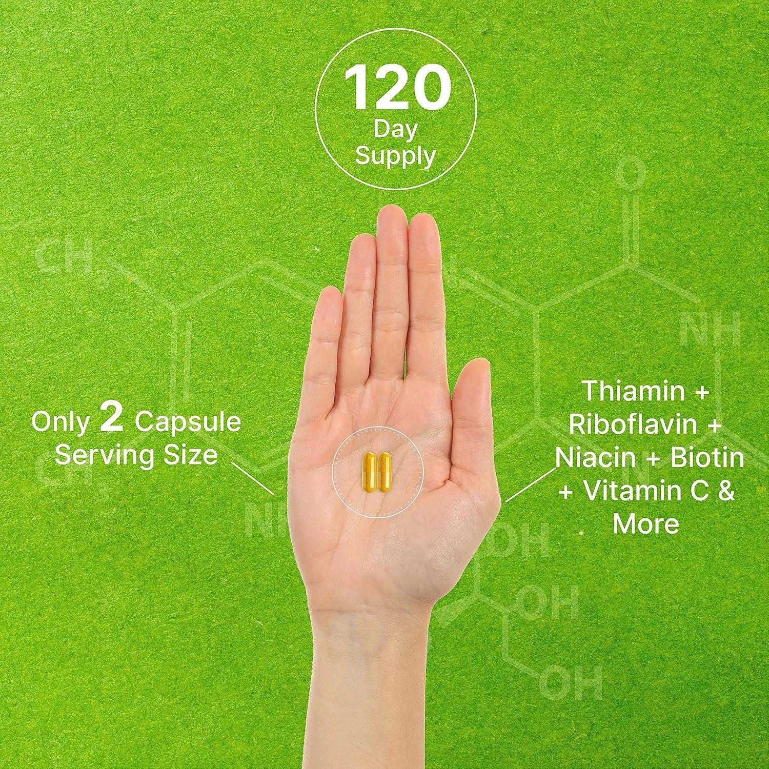 Complejo de Vitaminas B Metiladas Deal Supplement 240 Cápsulas