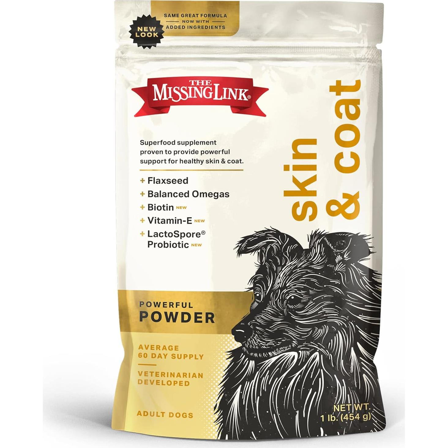 Suplemento Natural para Perros El Enlace Perdido 0.45 kg Omega 3 y 6