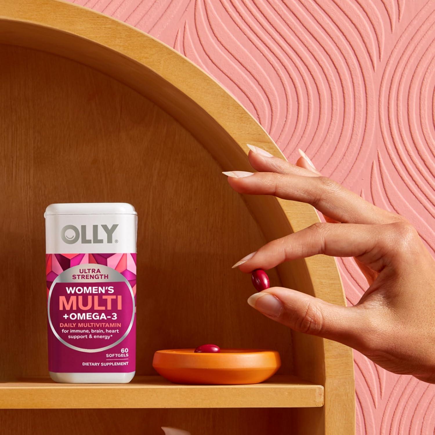 OLLY Multivitaminas Suaves para Mujeres 60 Unidades Omega-3
