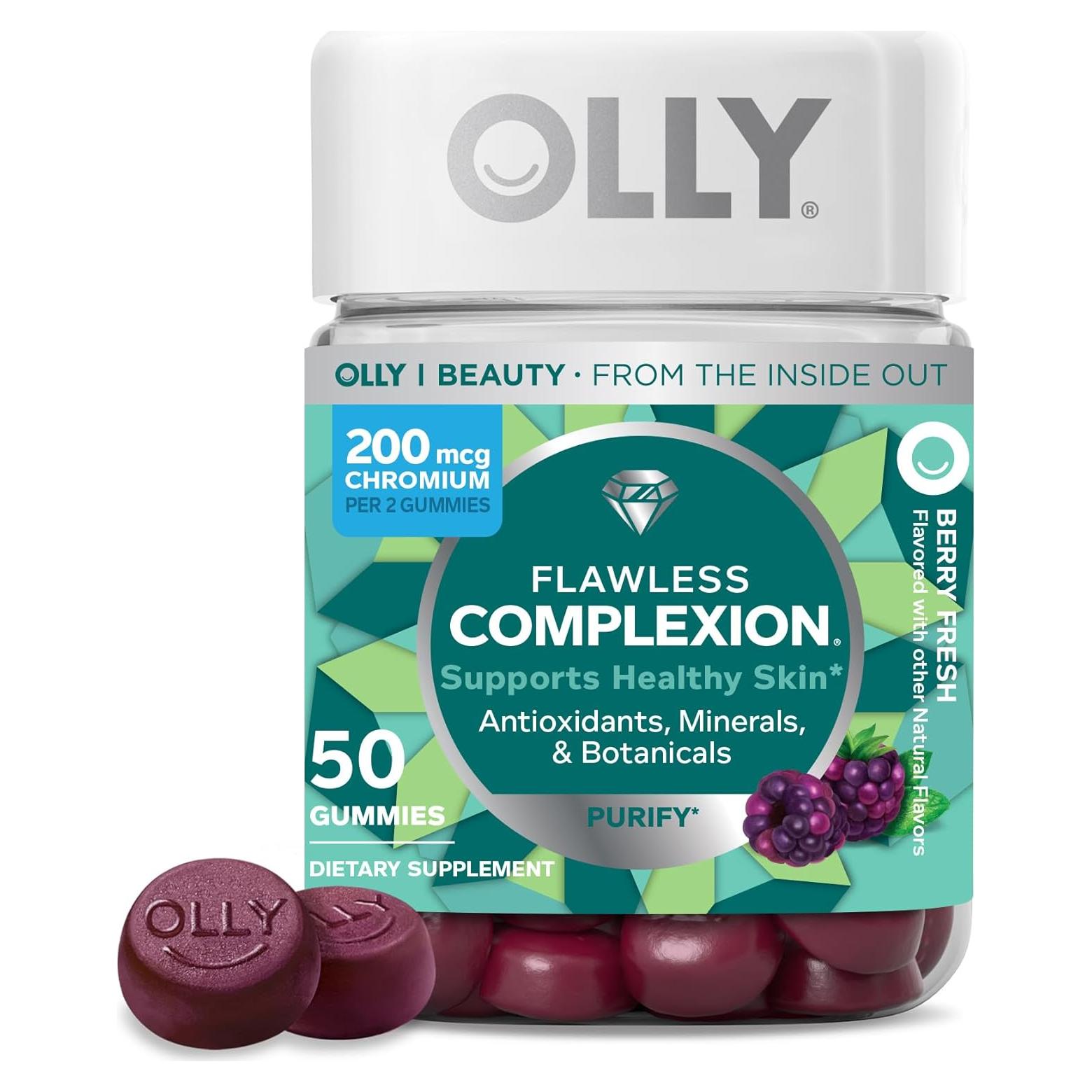 Gomitas OLLY para Piel Perfecta - 50 Unidades, Antioxidantes