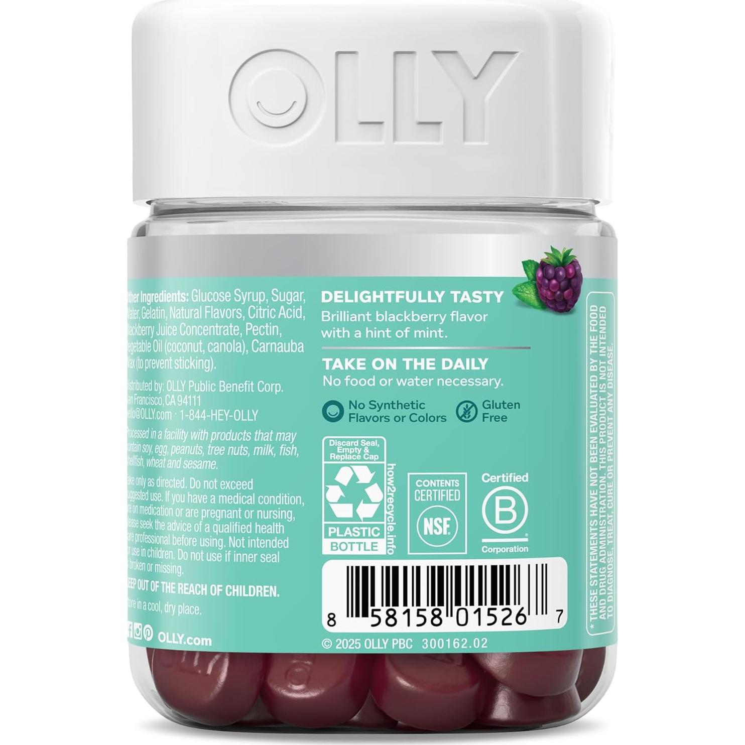 Gomitas OLLY para Piel Perfecta - 50 Unidades, Antioxidantes