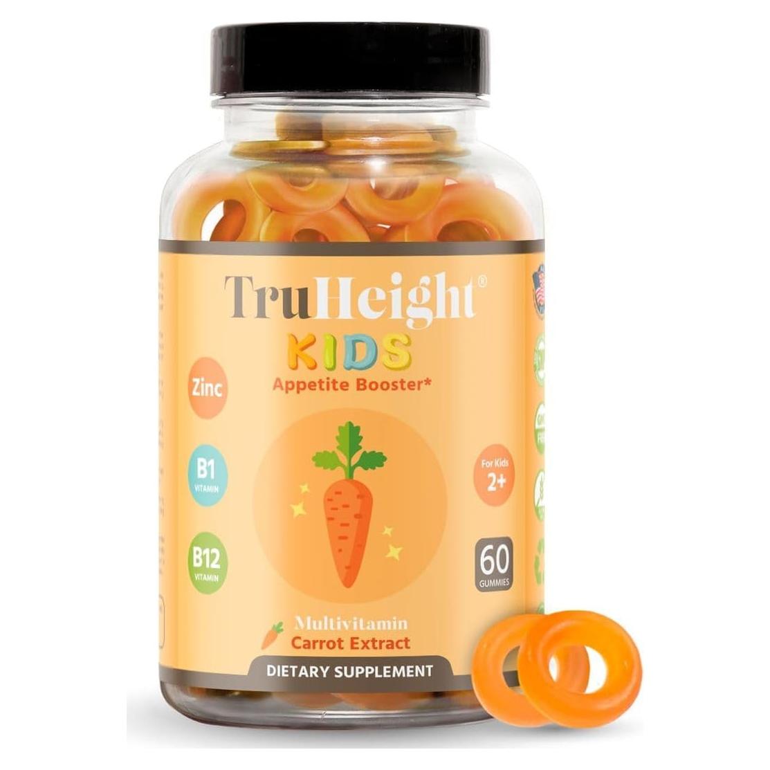 Gominolas Aumentadoras del Apetito TruHeight 60 Unidades