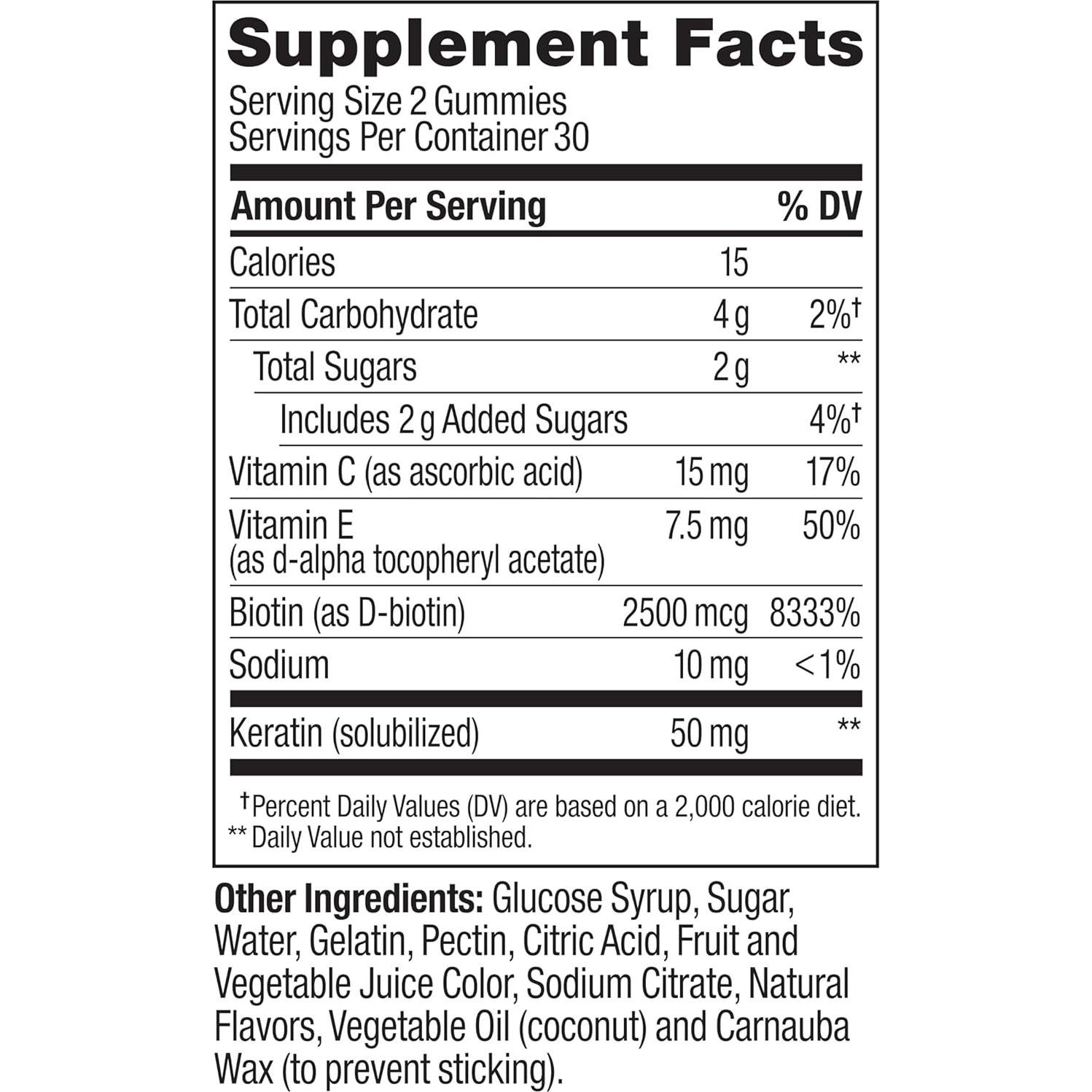 Gomitas OLLY Belleza Indiscutible 60 Conteo Biotina Vitamina C