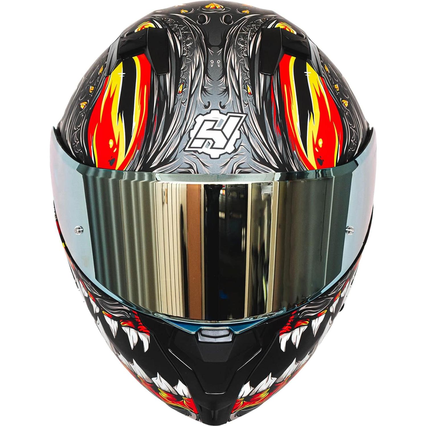 Casco HAX Modular Flip-Up Motocicleta Mediano Gris